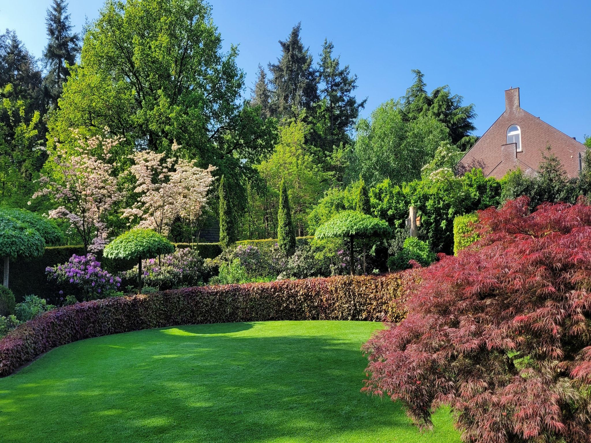 De tuin van B&B Overloon 2 Personen in Overloon