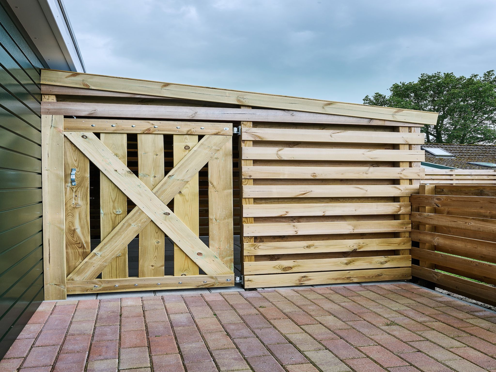 De tuin van De Weide 4P in De Kiel