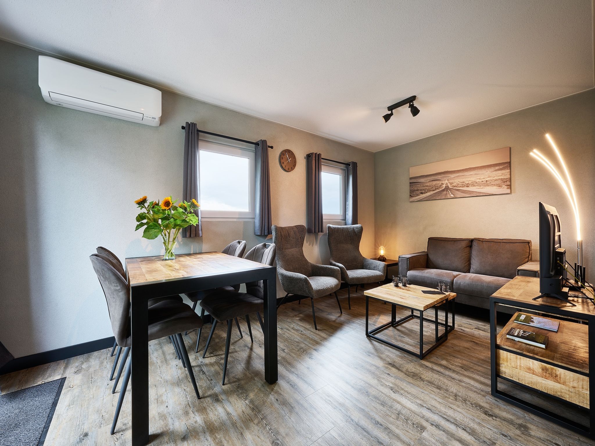 De woonkamer van De Weide 4P in De Kiel