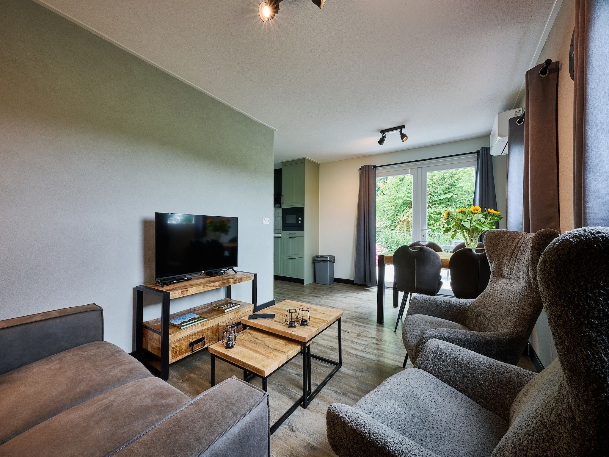 De woonkamer van De Weide 4P in De Kiel