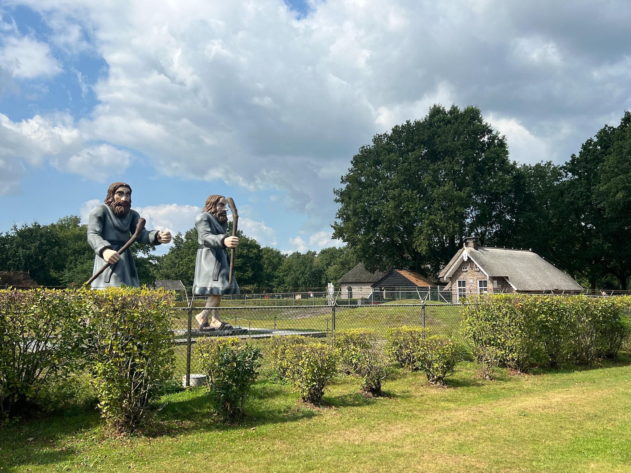 De tuin van De Riek 4P in De Kiel