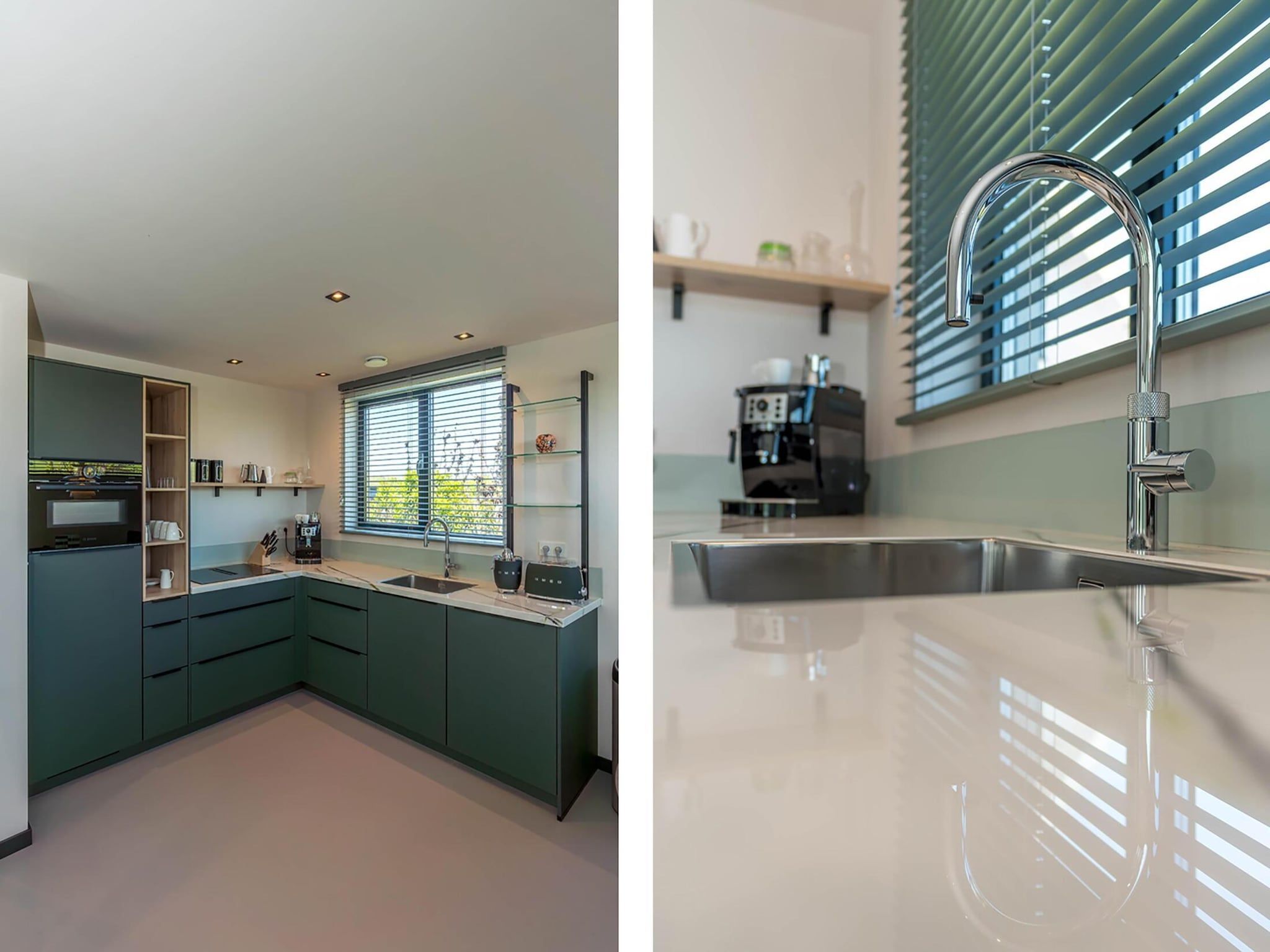 Het uitzicht vanaf ’t Waddenstrandje in Oudeschild