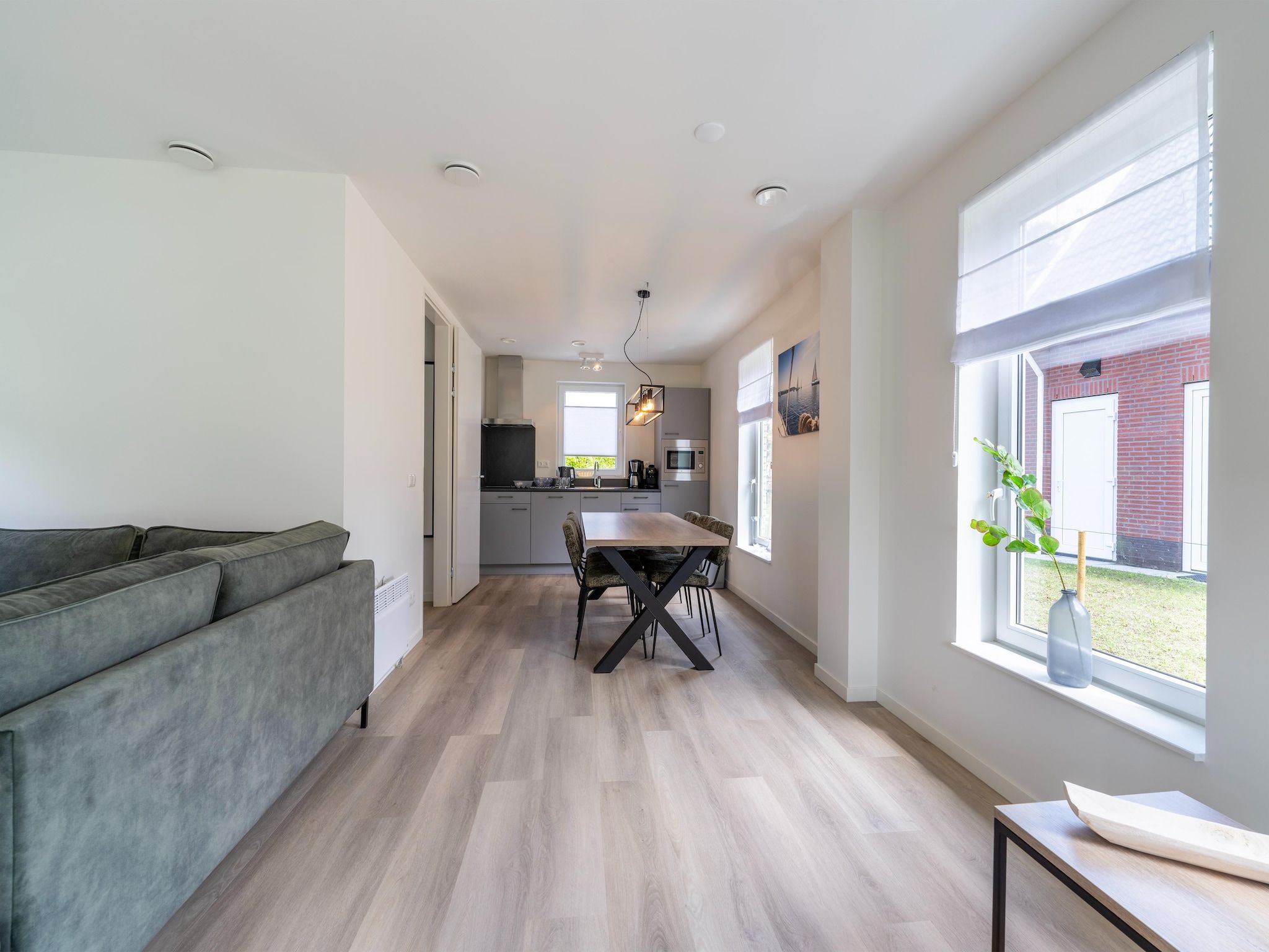 De eetkamer van Kuifduiker 5 in Simonshaven