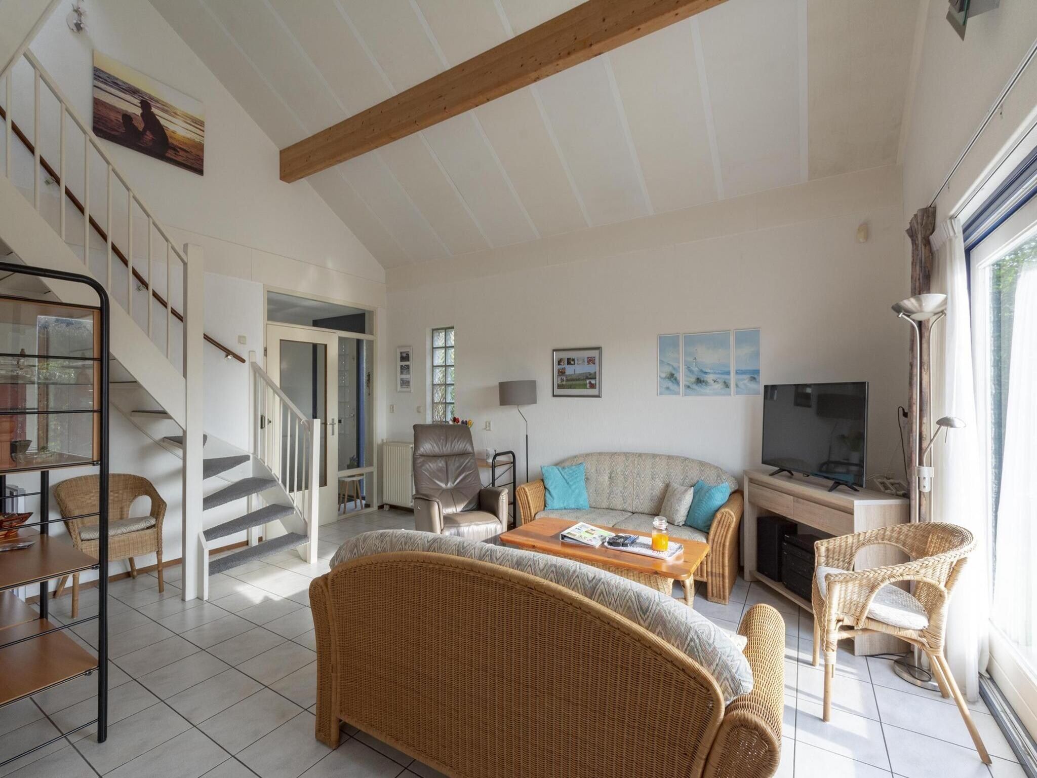 De woonkamer van Ooghduyne 148 in Julianadorp aan Zee