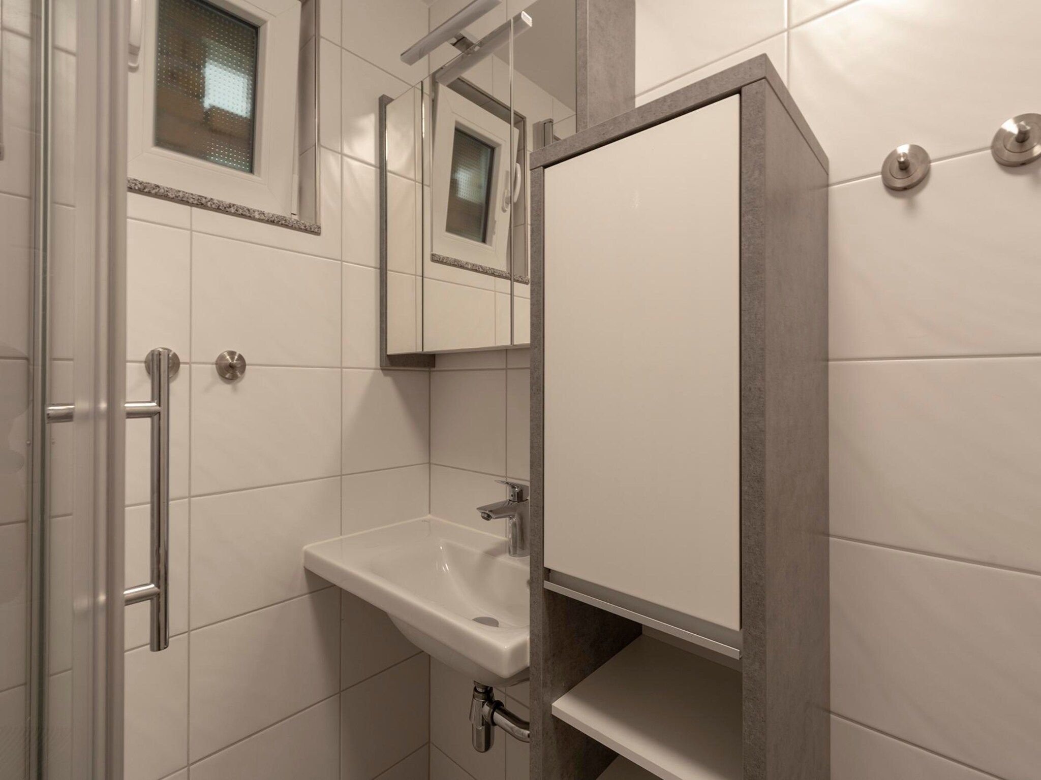 De badkamer van Duinland 89 in Sint Maartenszee