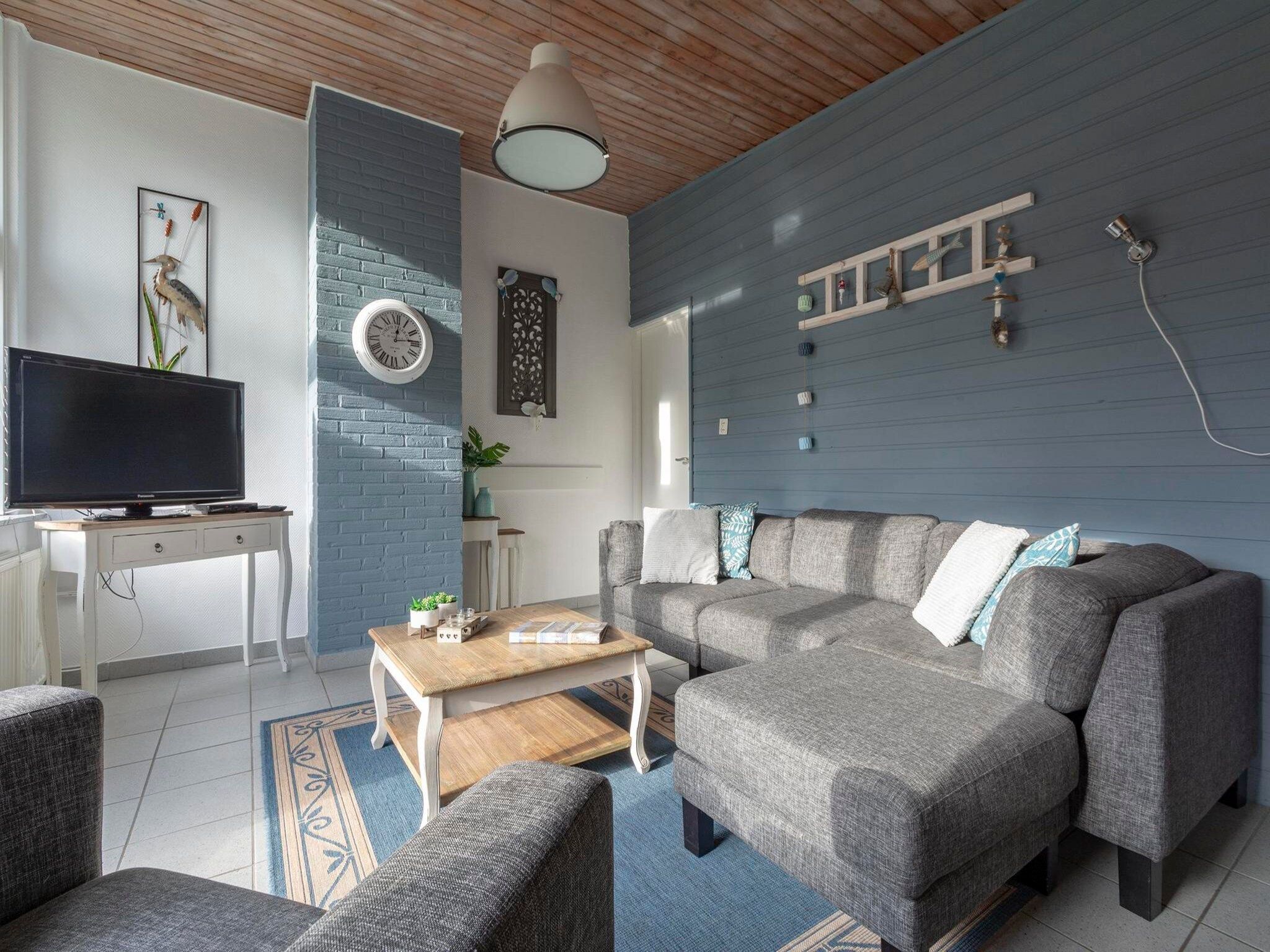 De woonkamer van Duinland 90 in Sint Maartenszee