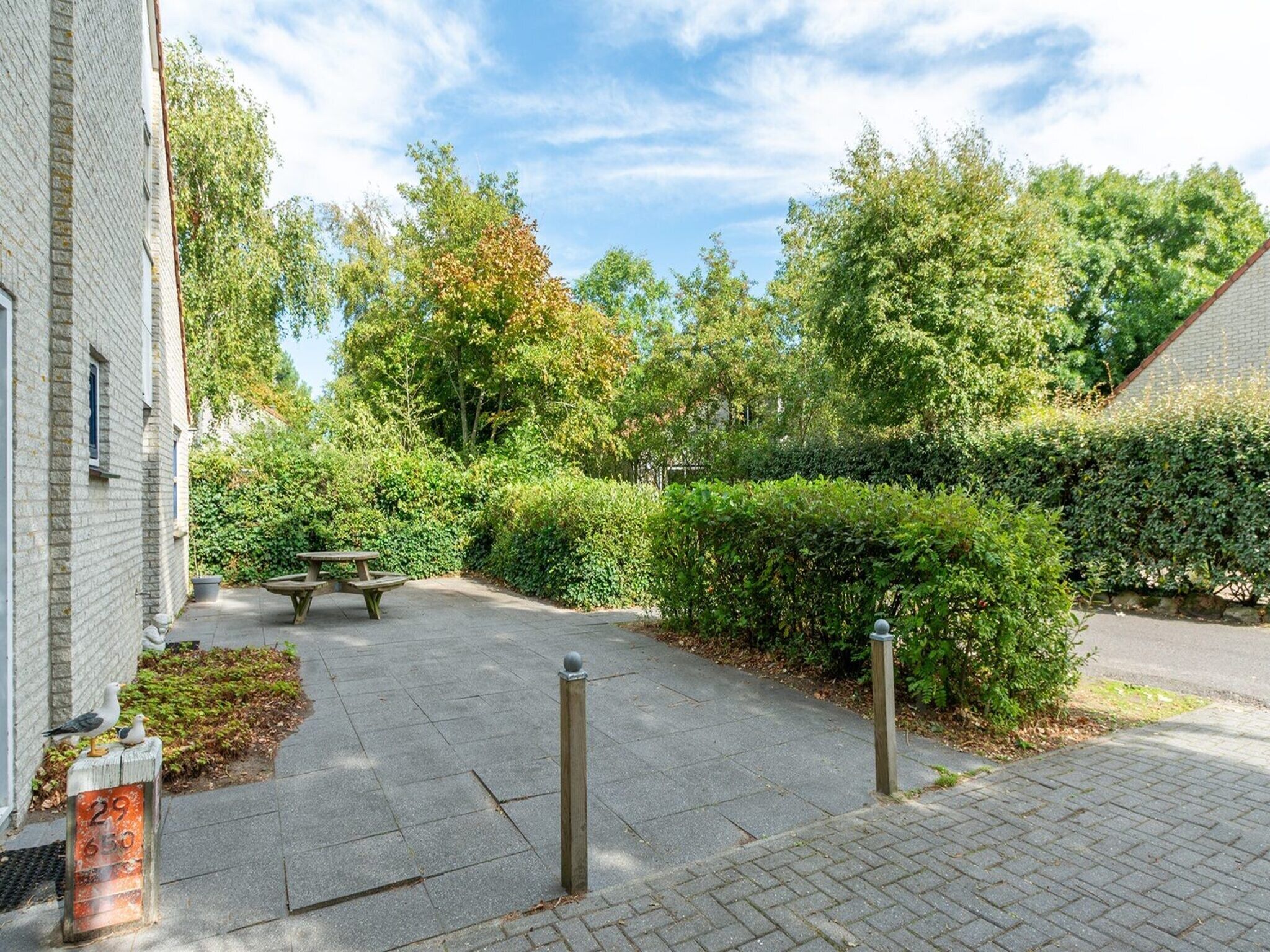 Het terras van Ooghduyne 75 in Julianadorp aan Zee