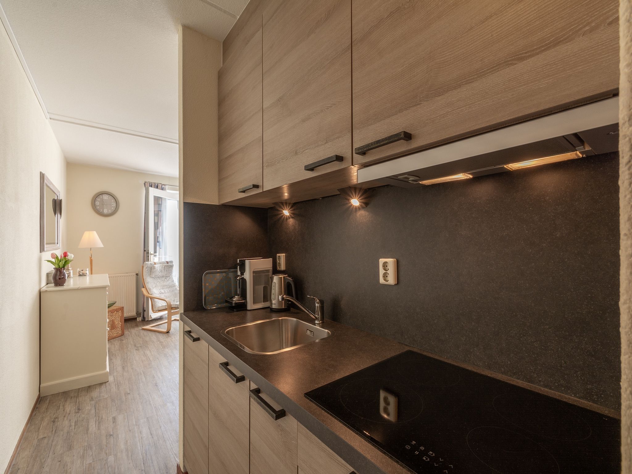 De keuken van Strandslag 189 in Julianadorp aan Zee