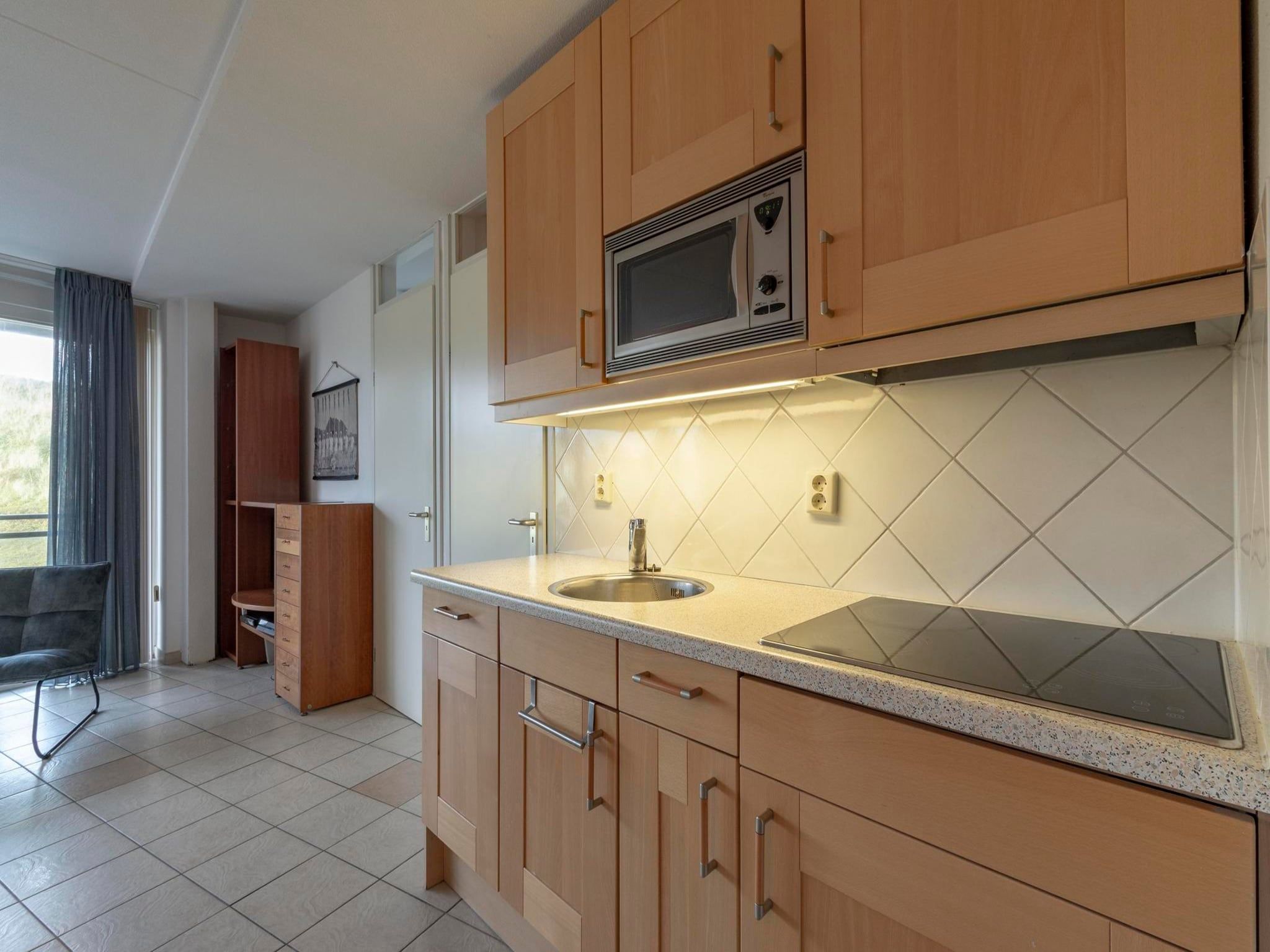 De keuken van Wijde Blick 208 in Callantsoog
