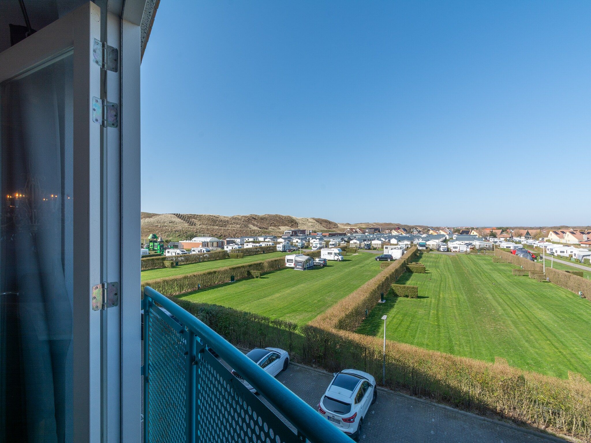Het uitzicht vanaf Strandslag 193 in Julianadorp aan Zee
