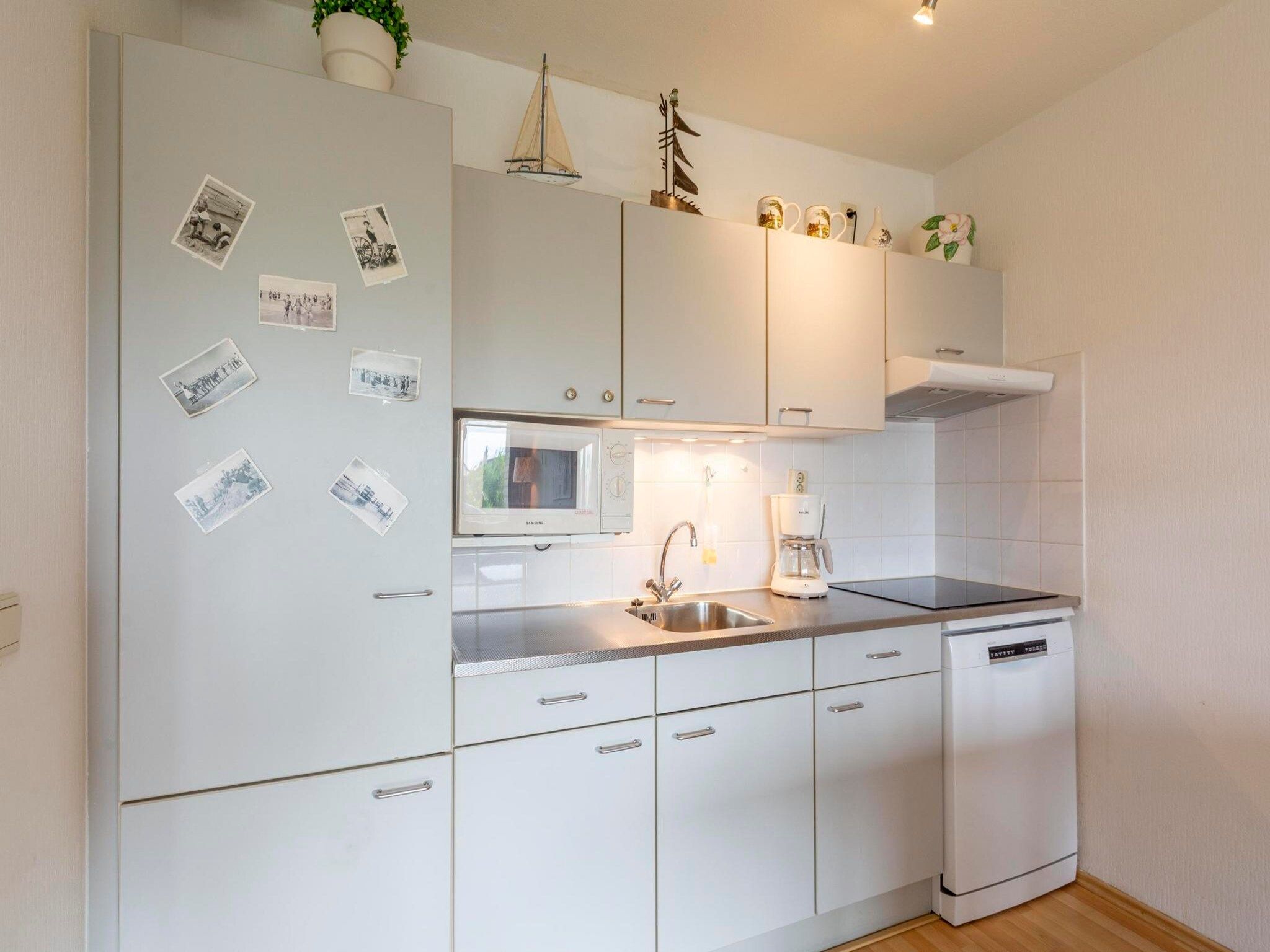 De keuken van Beach Appartement 29 in Callantsoog