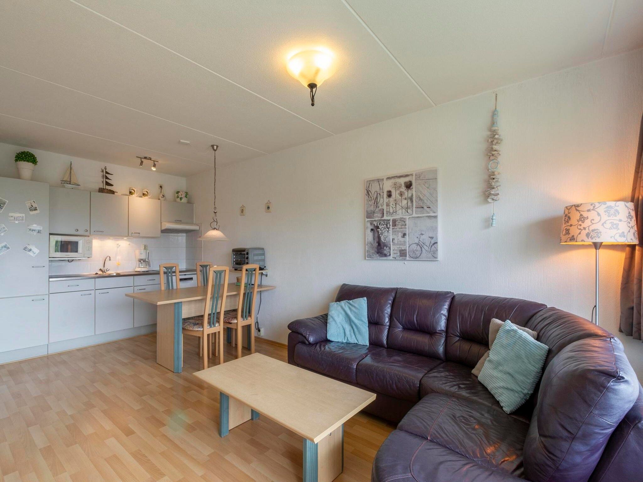De woonkamer van Beach Appartement 29 in Callantsoog