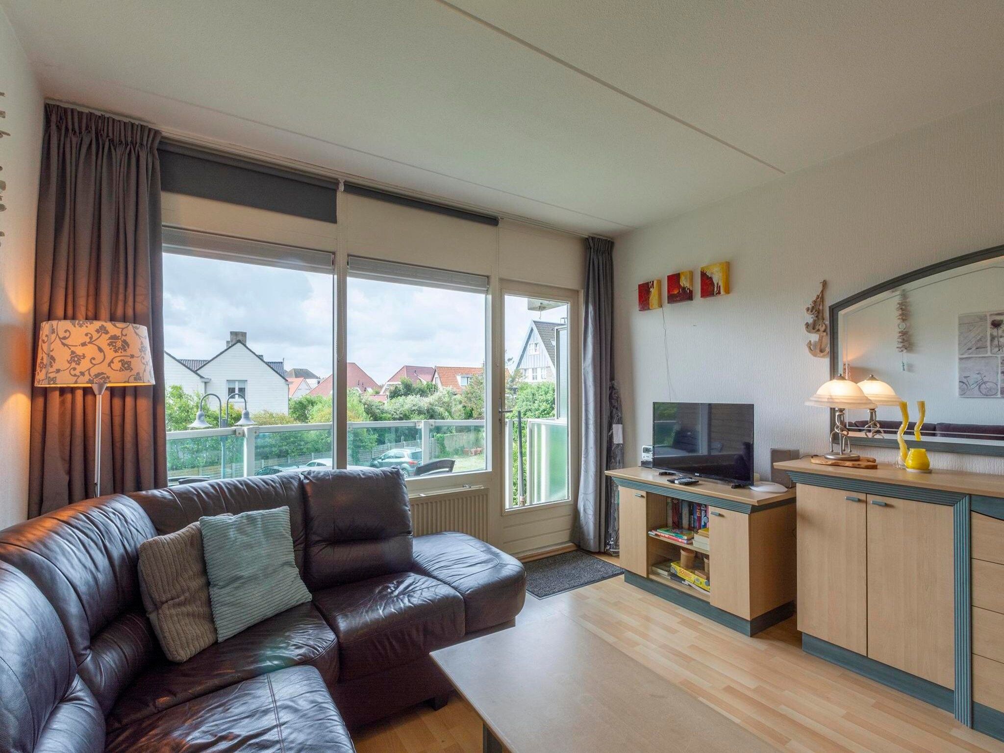 De woonkamer van Beach Appartement 29 in Callantsoog