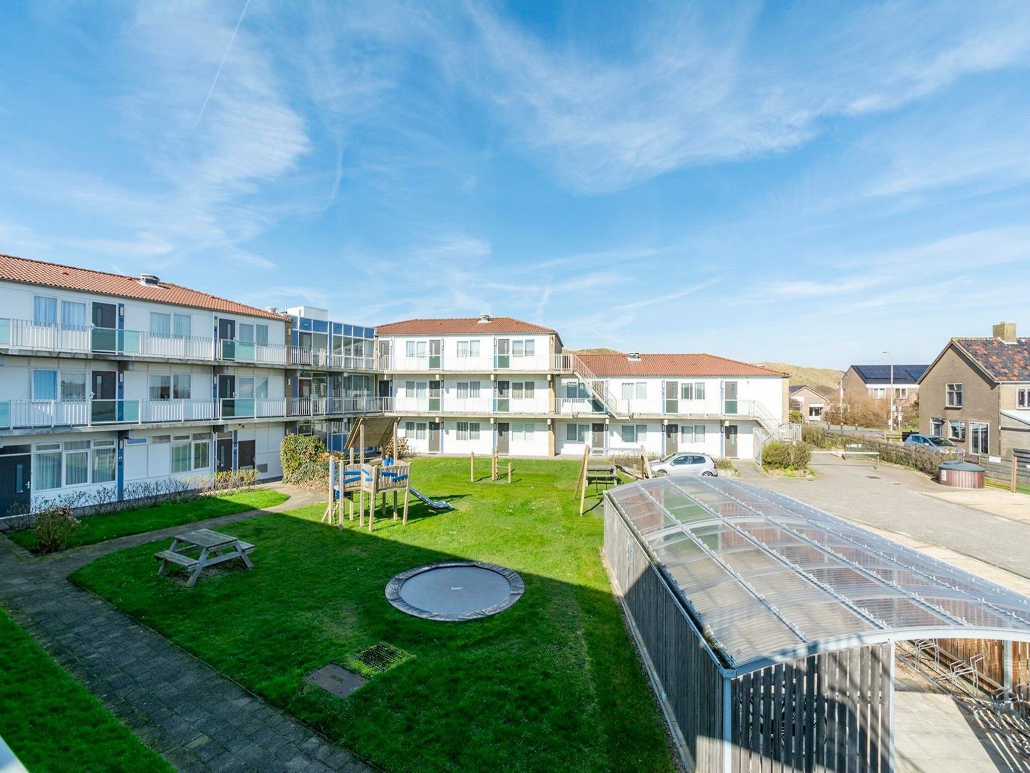 De buitenkant van Beach Appartement 29 in Callantsoog