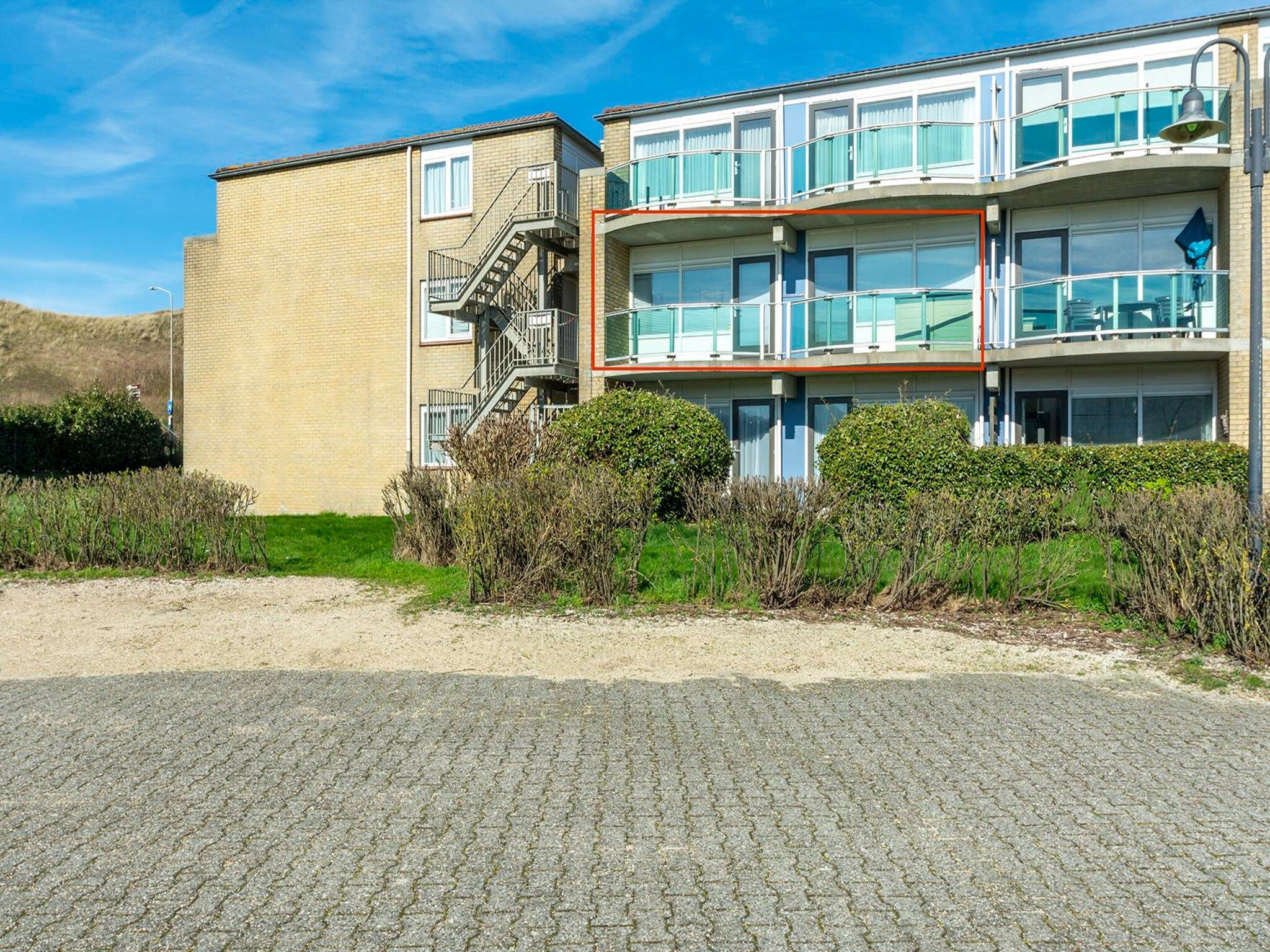 De buitenkant van Beach Appartement 29 in Callantsoog
