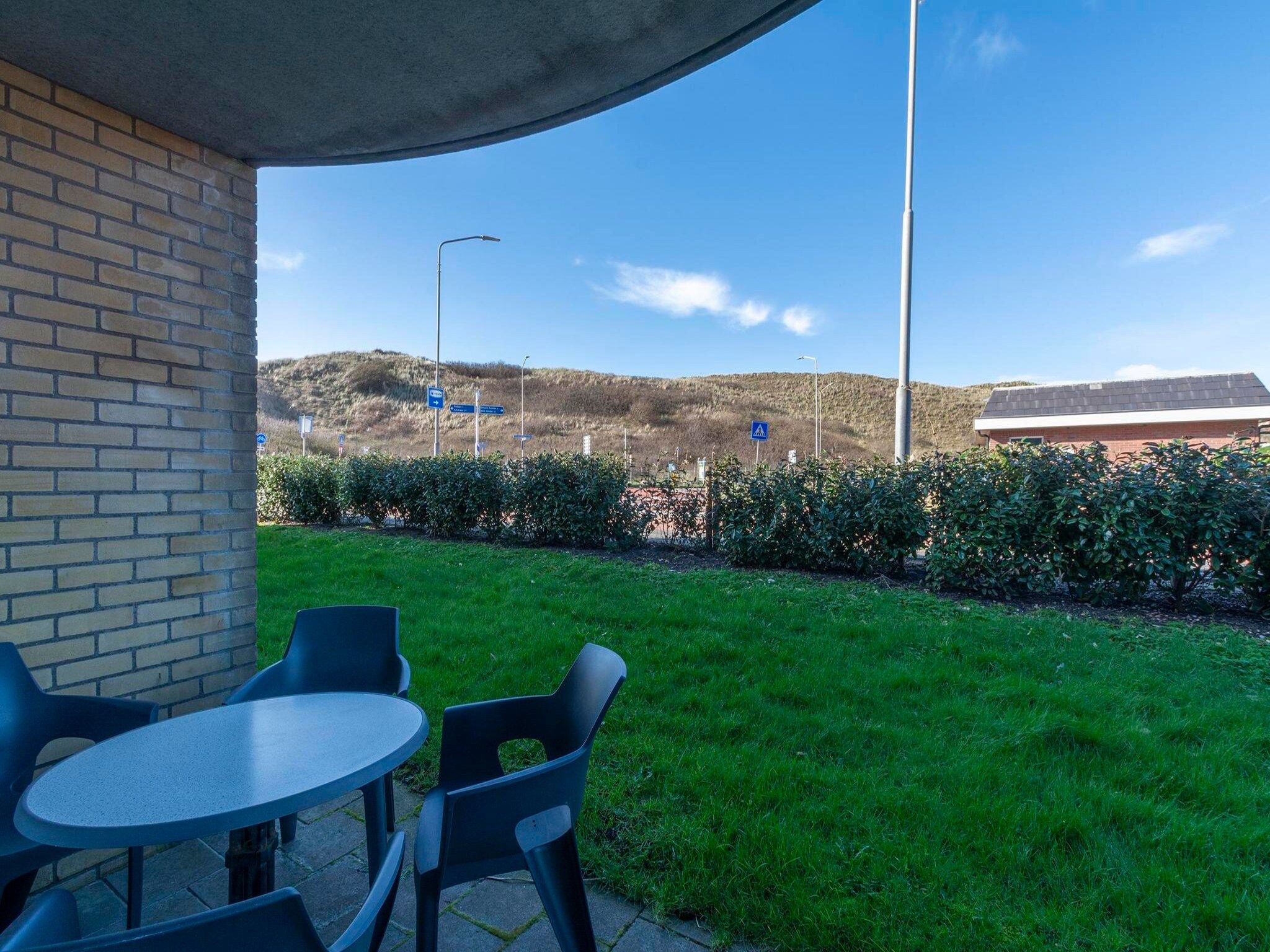 De tuin van Beach Appartement 29 in Callantsoog