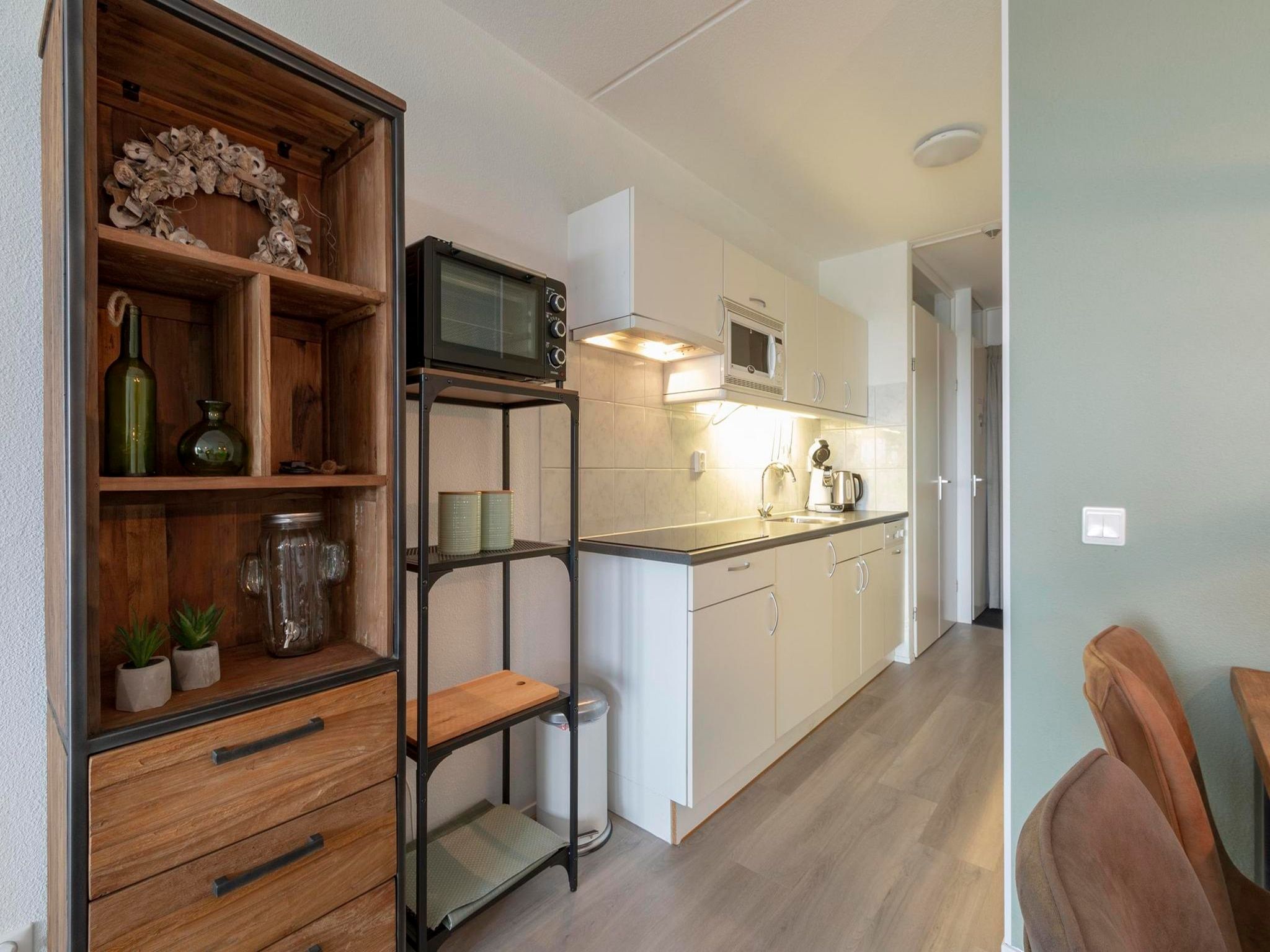 De keuken van Strandslag 203 in Julianadorp aan Zee