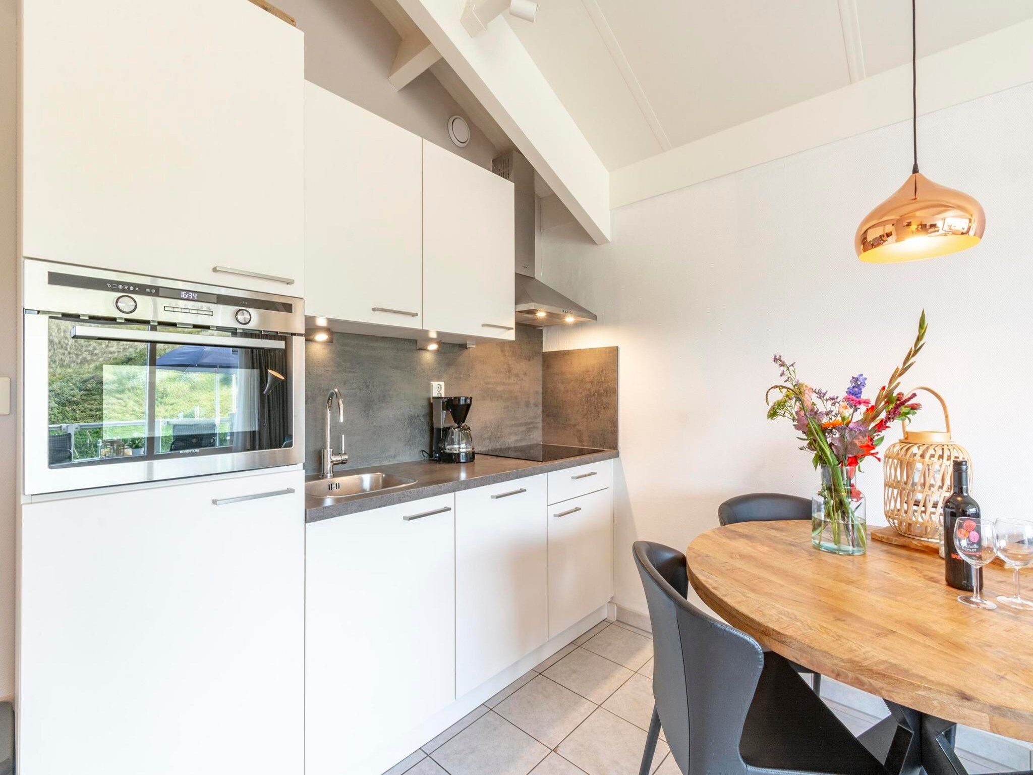 De keuken van Beach Appartement 36 in Callantsoog