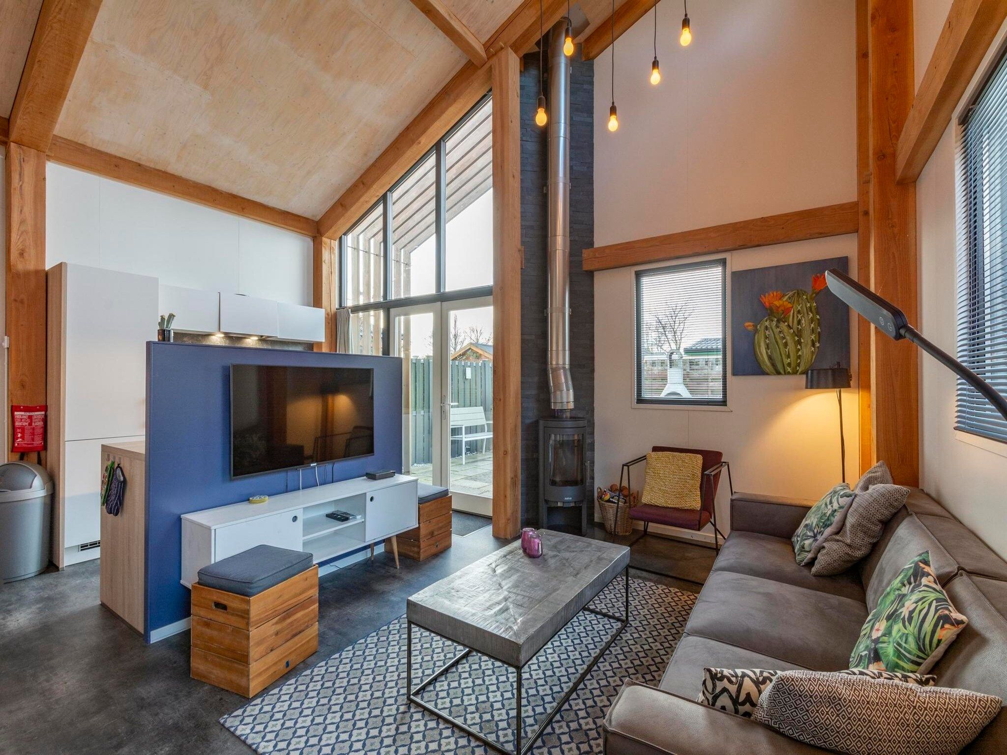 De woonkamer van Duinvink in Sint Maartenszee