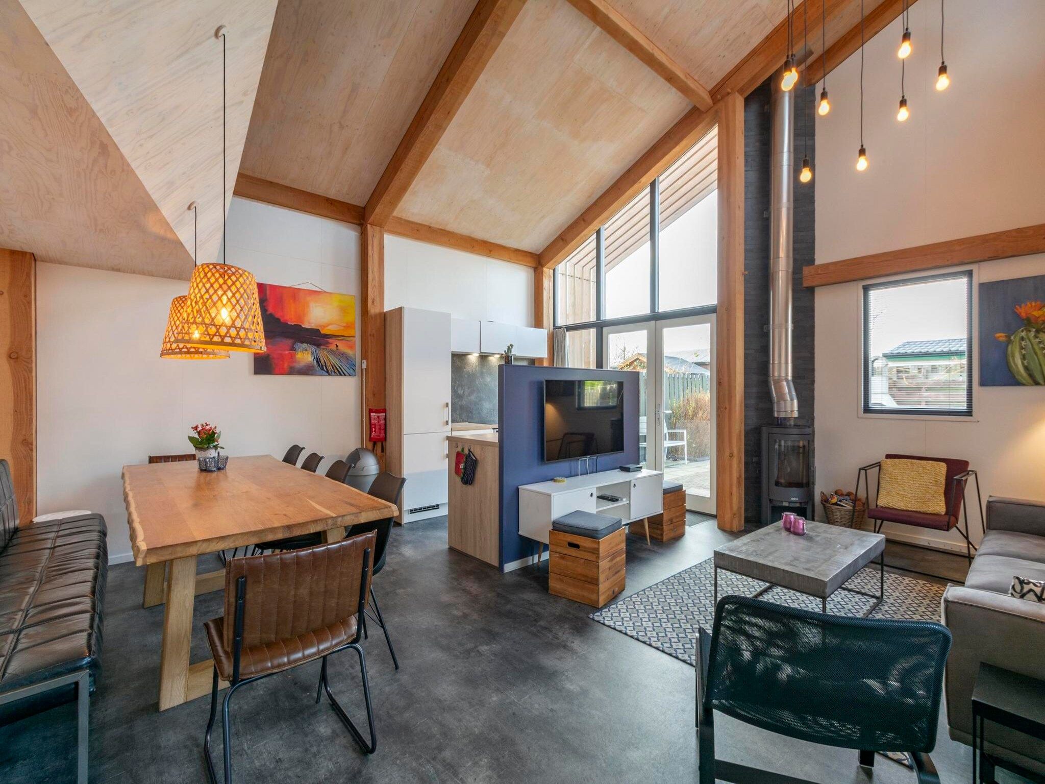 De woonkamer van Duinvink in Sint Maartenszee