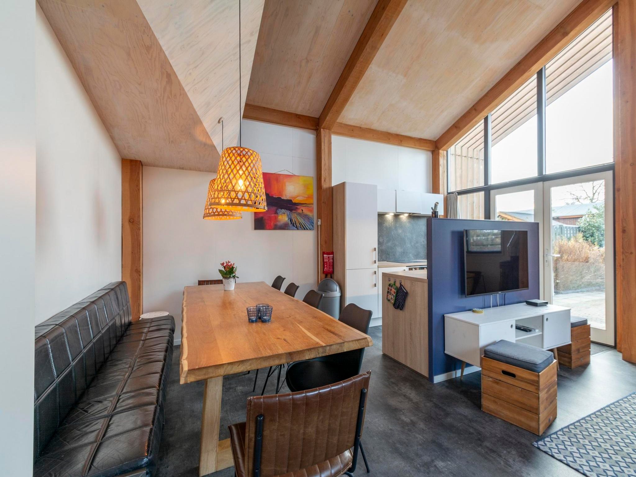 De woonkamer van Duinvink in Sint Maartenszee