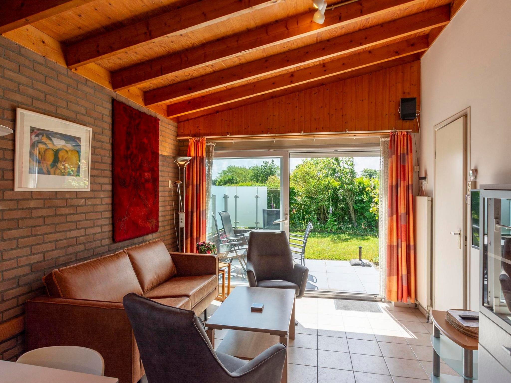 De woonkamer van De Blenck 54 in Callantsoog