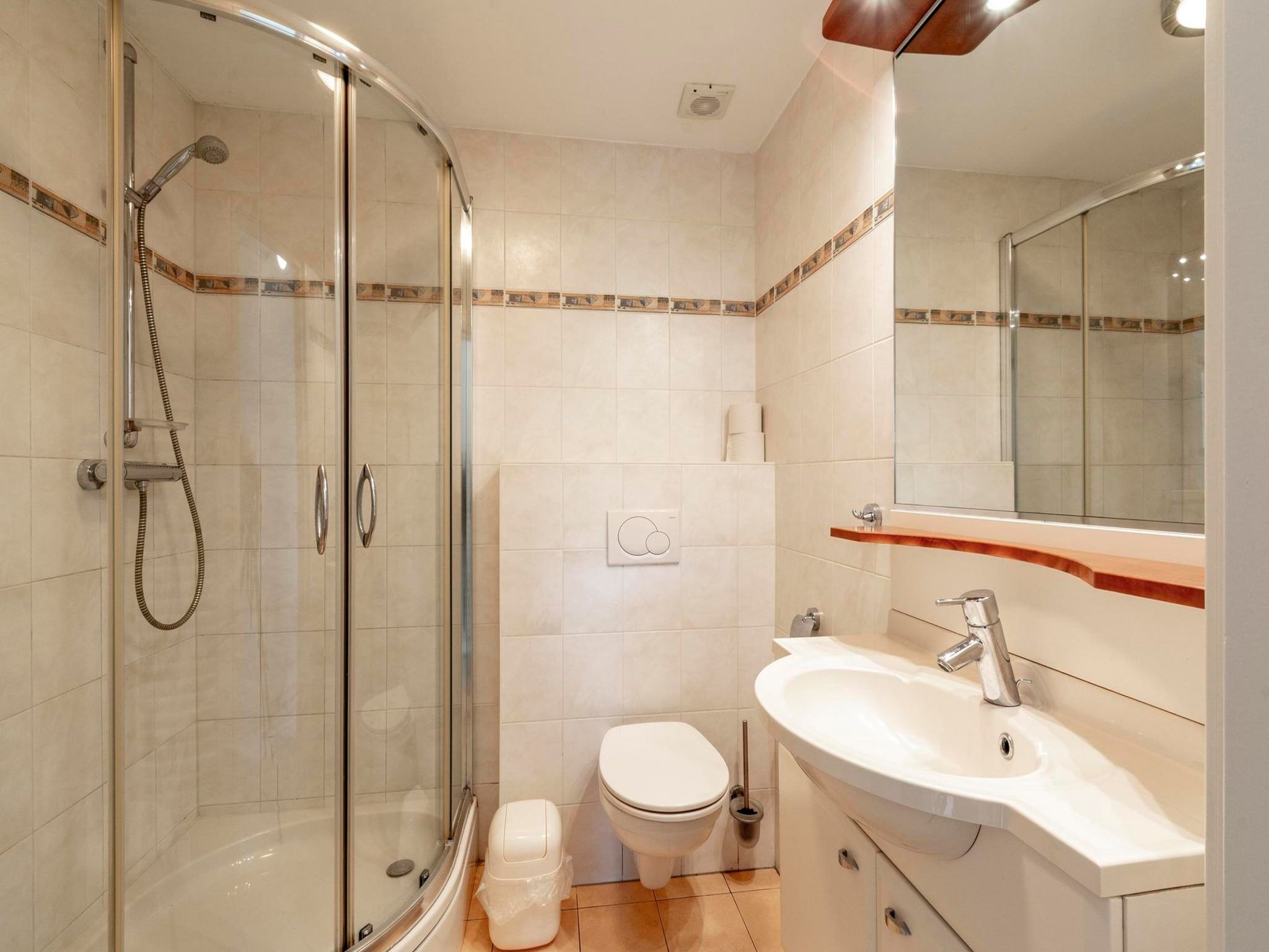 De badkamer van De Blenck 54 in Callantsoog