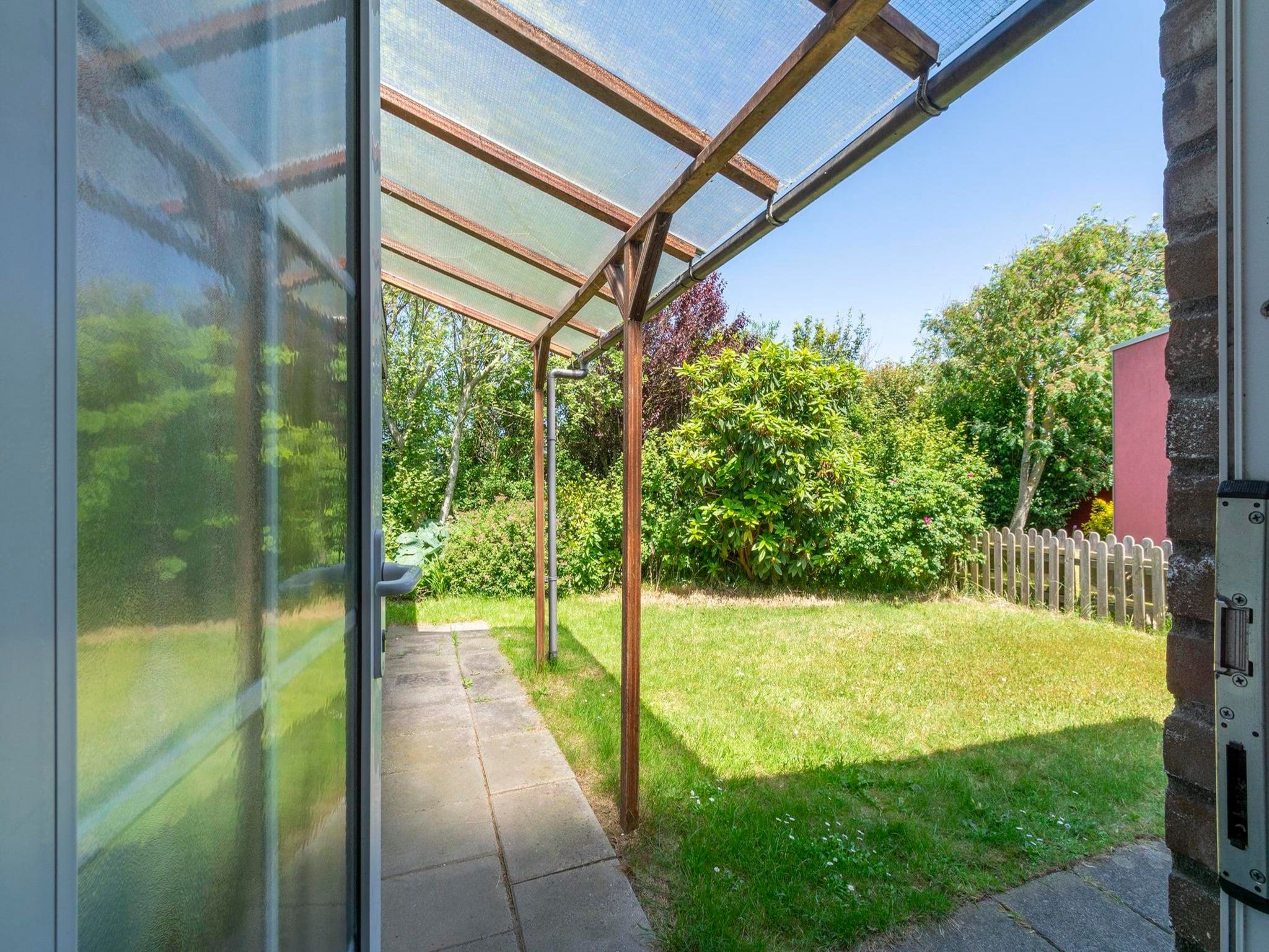 De tuin van De Blenck 54 in Callantsoog