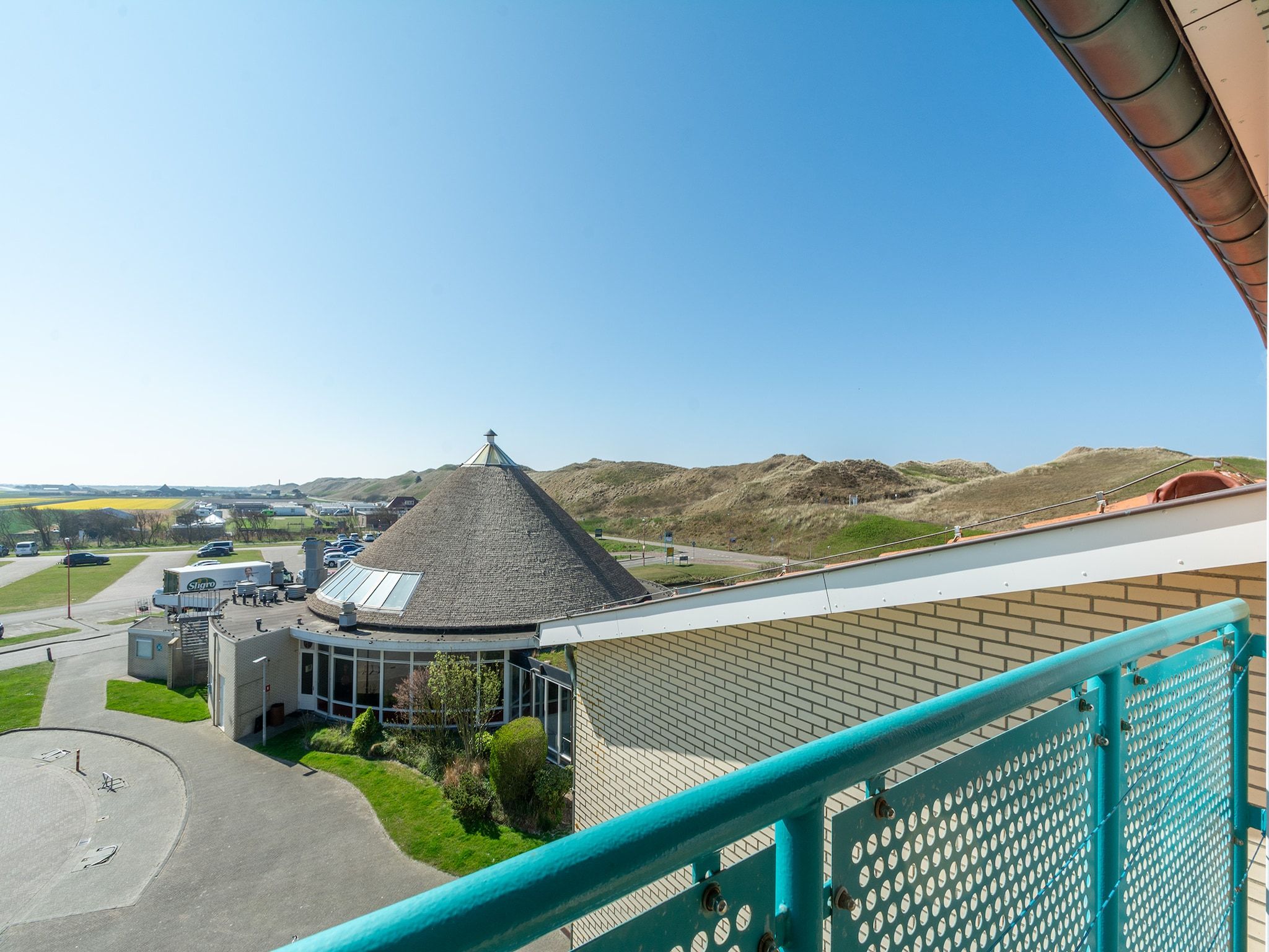 Het uitzicht vanaf Strandslag 225 in Julianadorp aan Zee