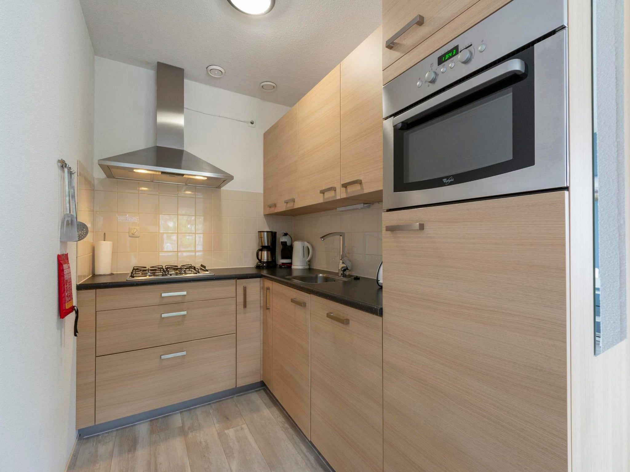 De keuken van Résidence Juliana 58 in Julianadorp aan Zee