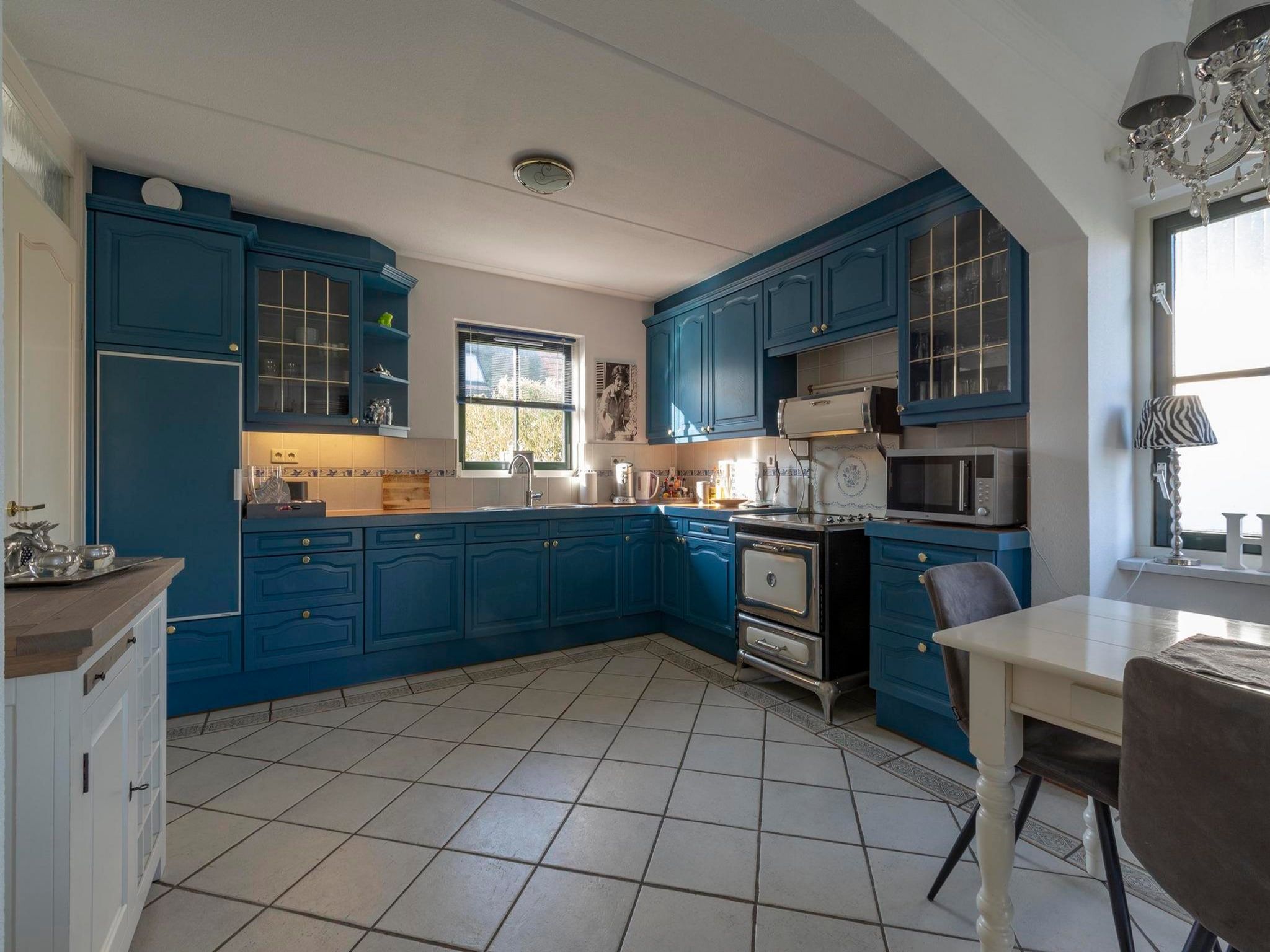 De keuken van De Buitenplaats 37 in Callantsoog
