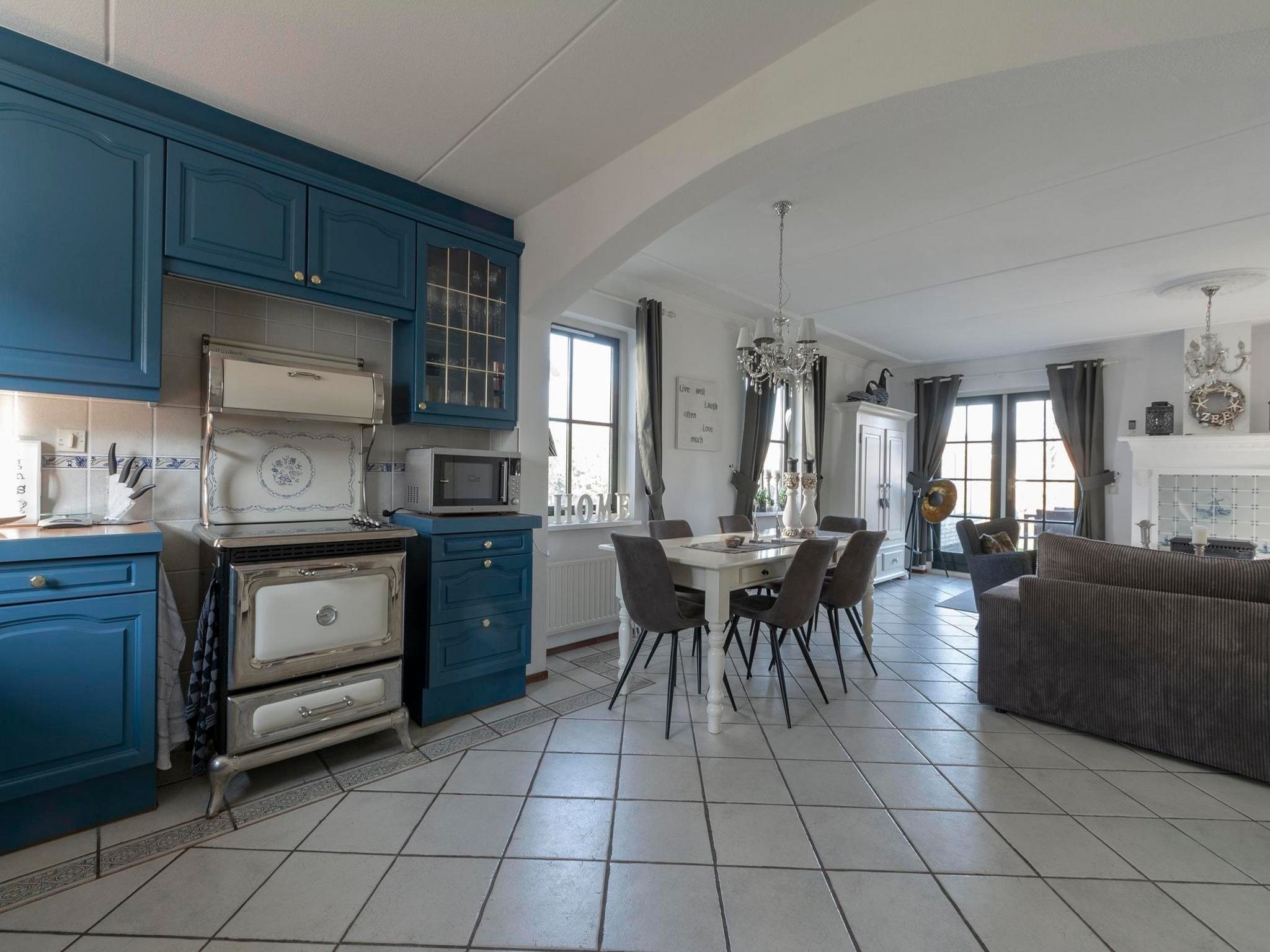 De keuken van De Buitenplaats 37 in Callantsoog
