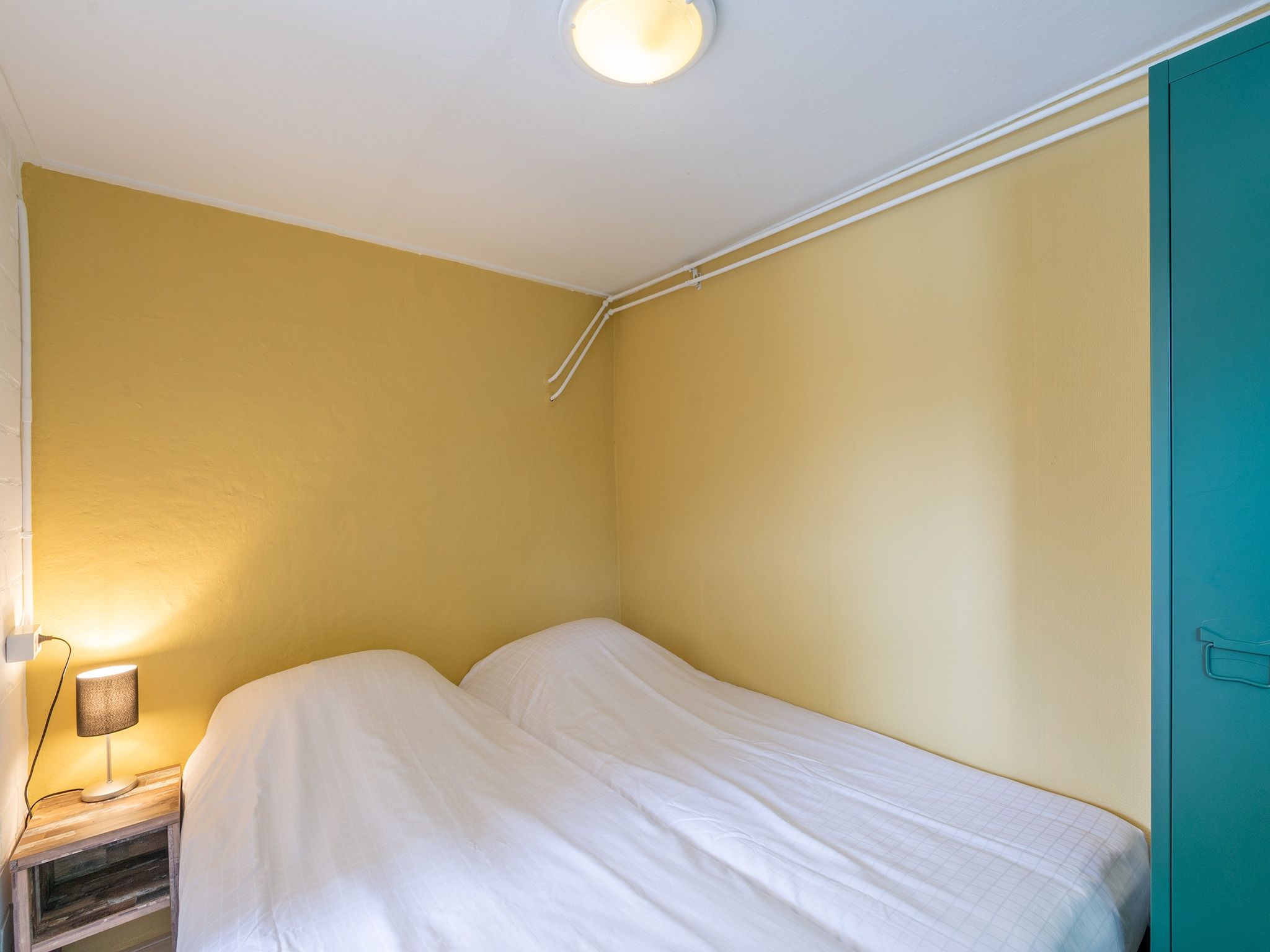 Een slaapkamer van De Bunker in Callantsoog