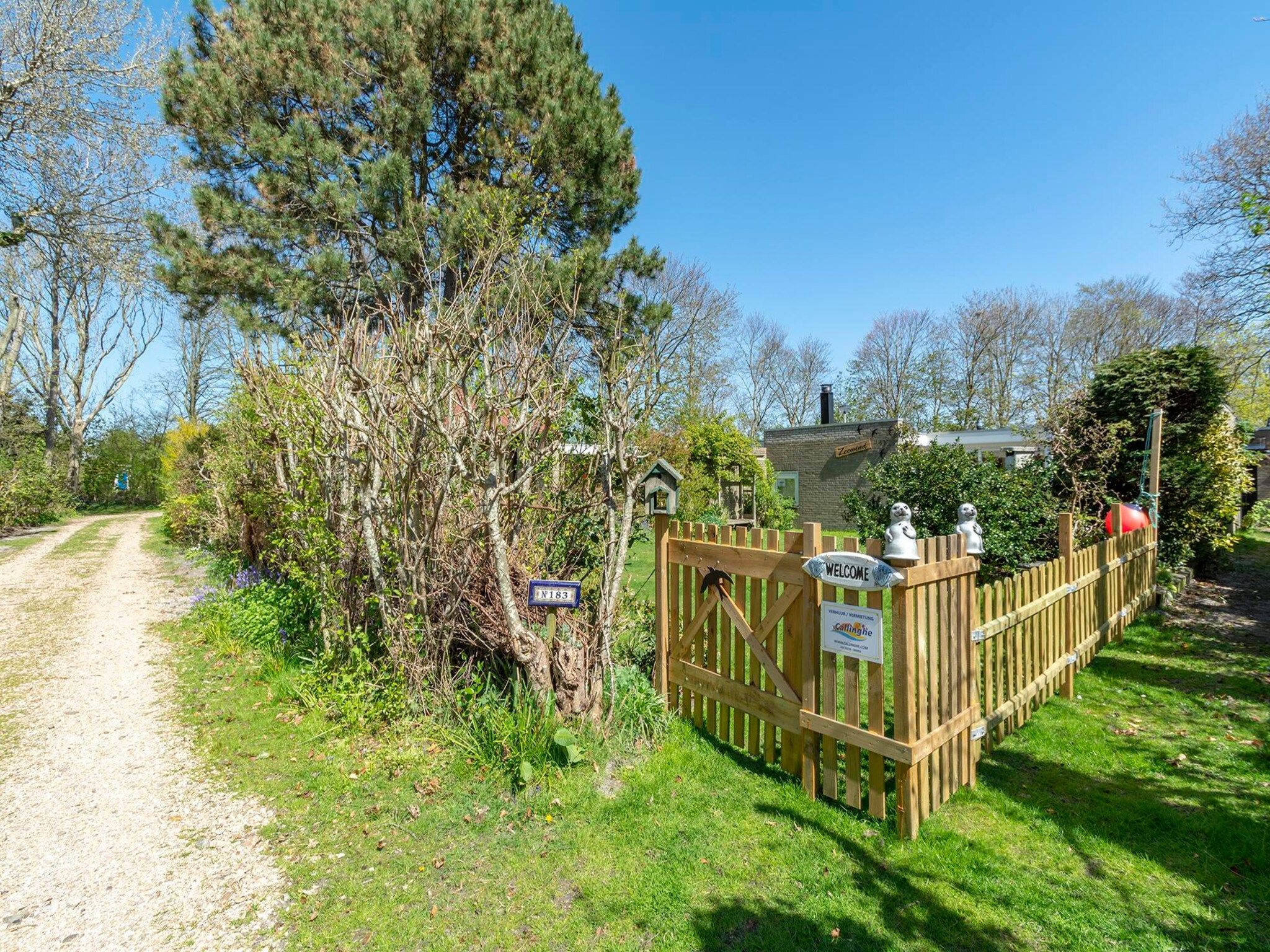 De tuin van Duinland 183 in Sint Maartenszee