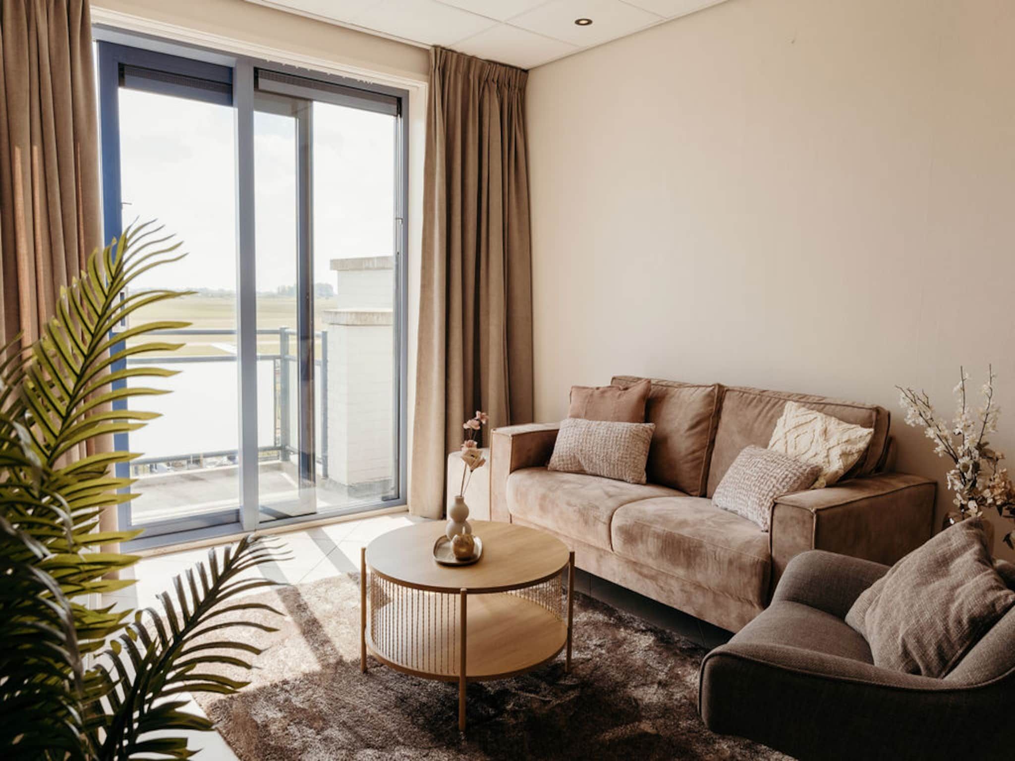 De woonkamer van De Vlijt - First class A in De Cocksdorp