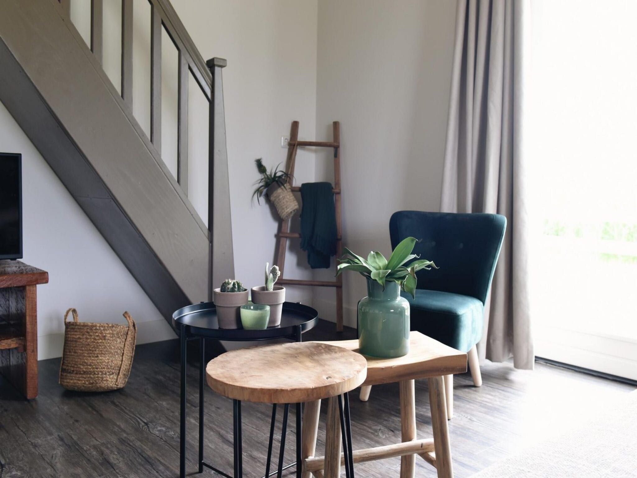 De woonkamer van Vossehoeck 4 in Callantsoog