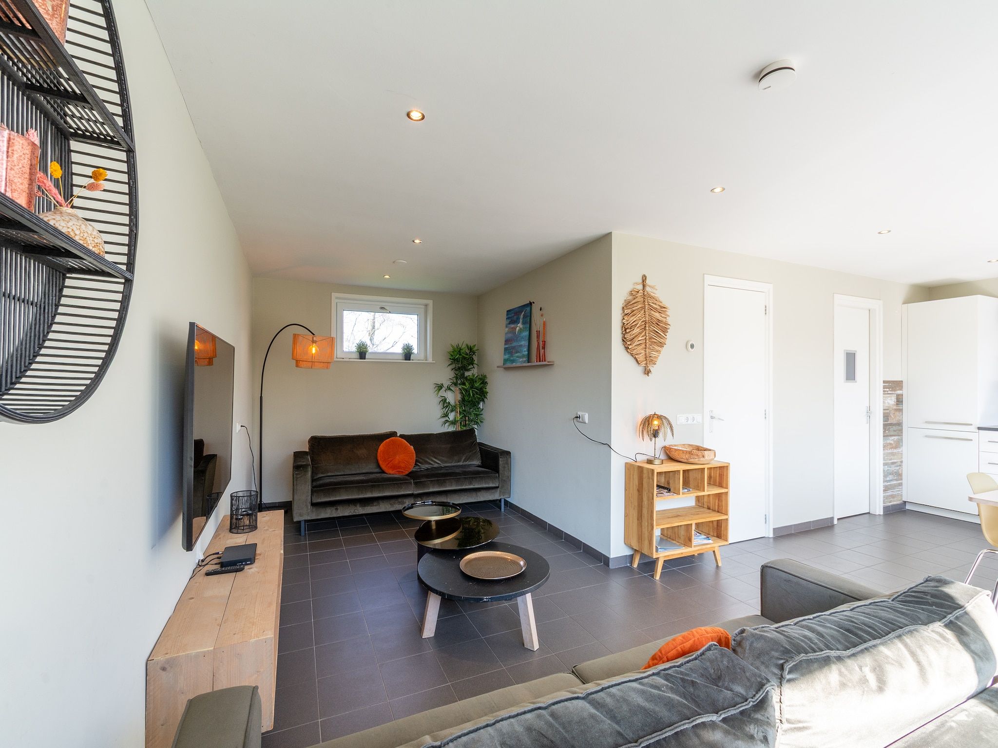 De woonkamer van Garnekuul 6 in Callantsoog