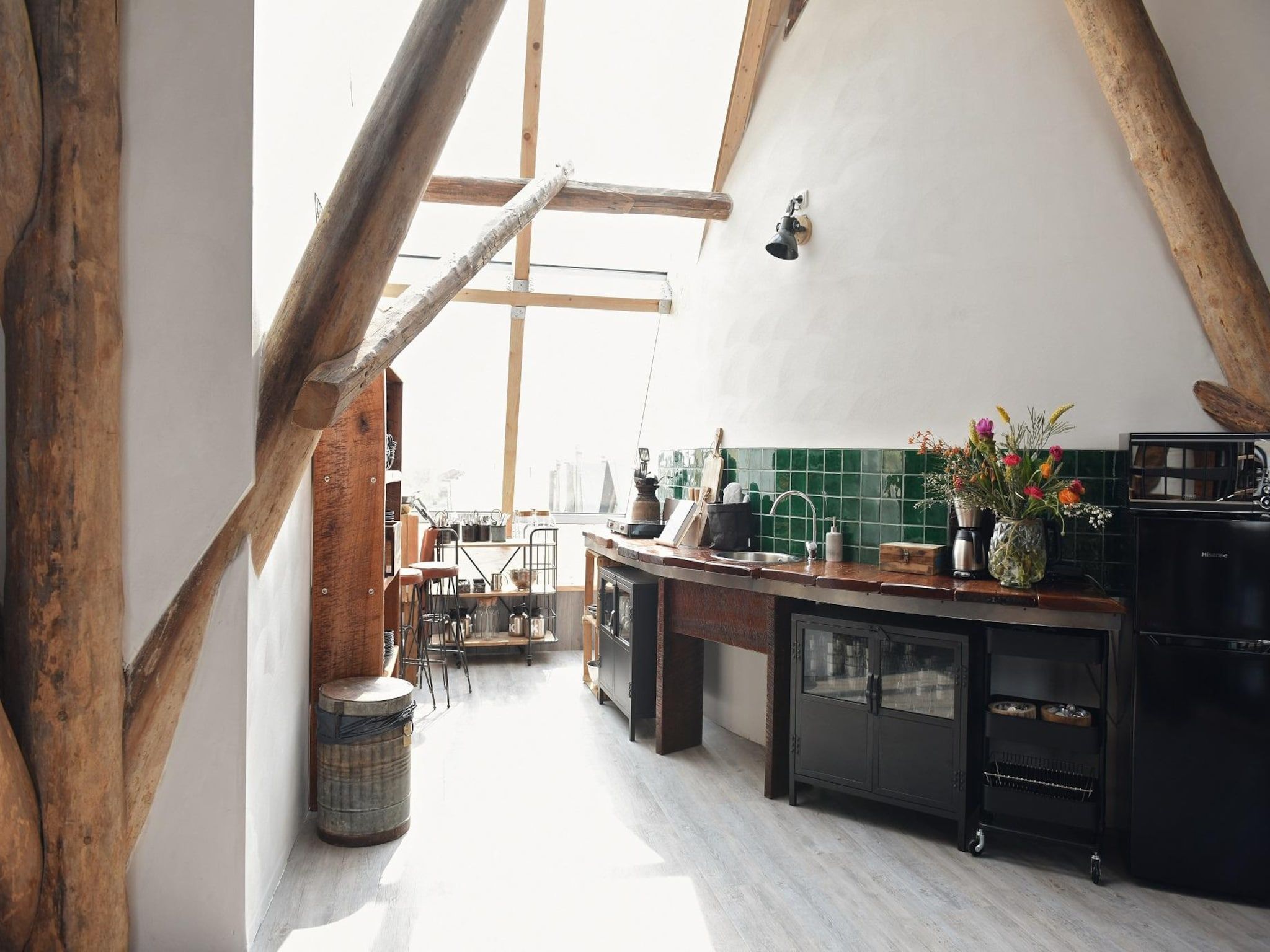 De keuken van Hoeve Landzicht in Callantsoog