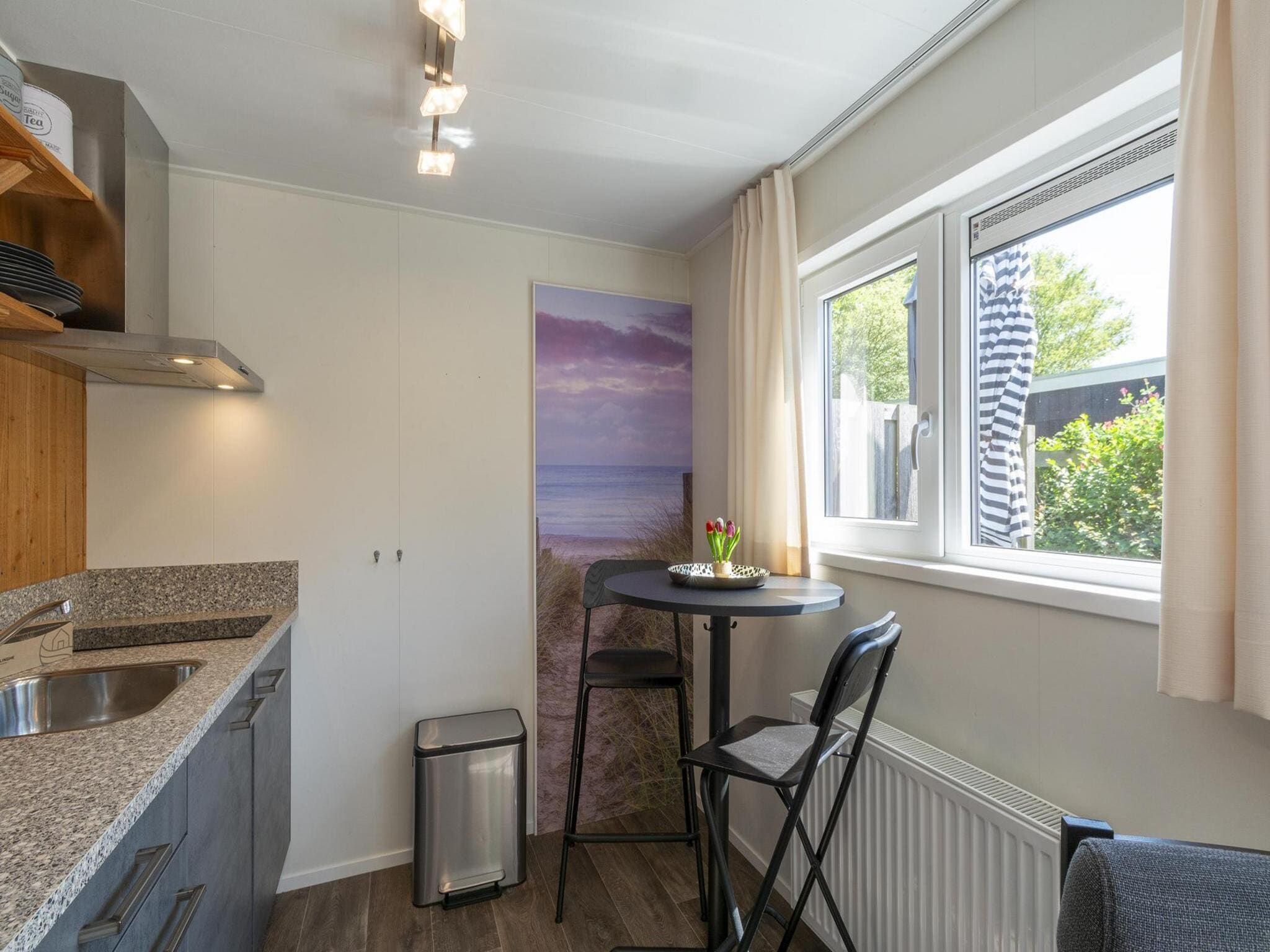 De keuken van Beach Studio Campanula in Sint Maartenszee