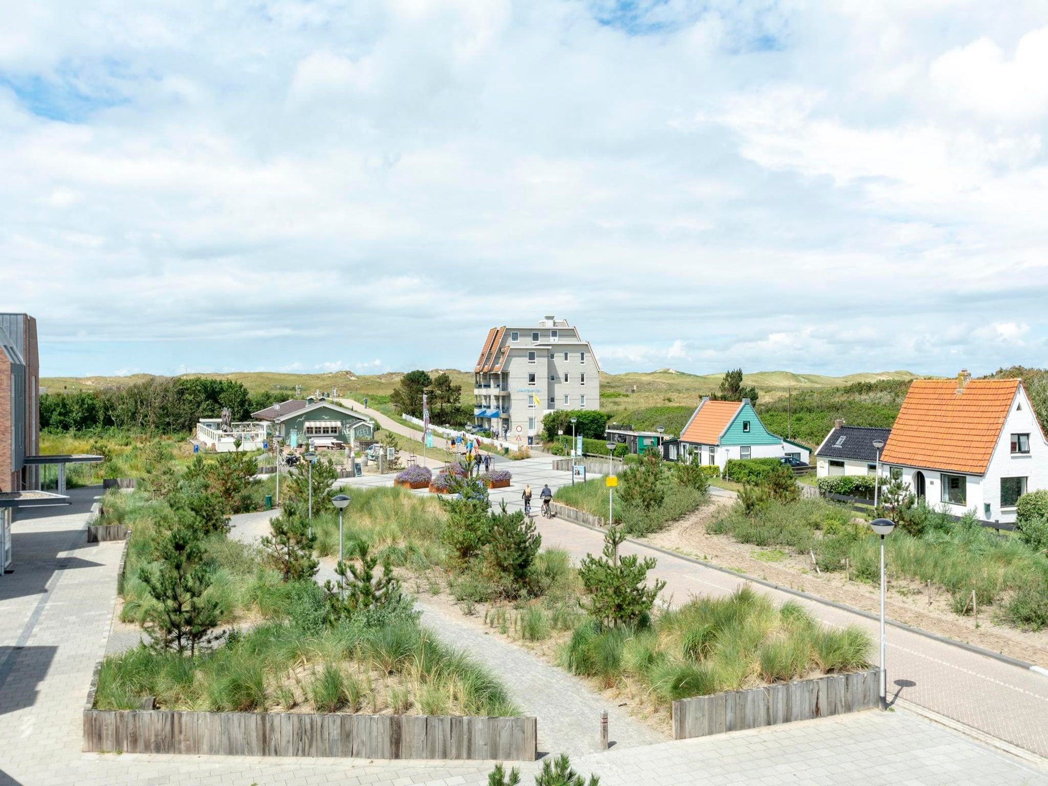 Het uitzicht vanaf Callantsduyne 22 in Callantsoog