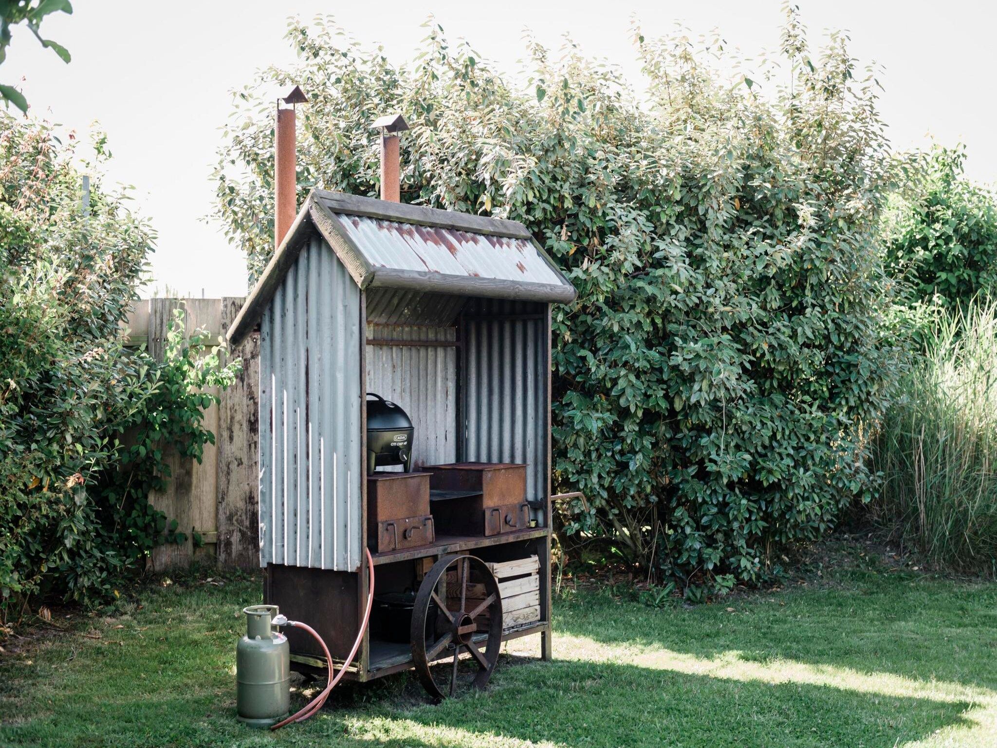 De tuin van Wood Lodge - Duynpark in Callantsoog