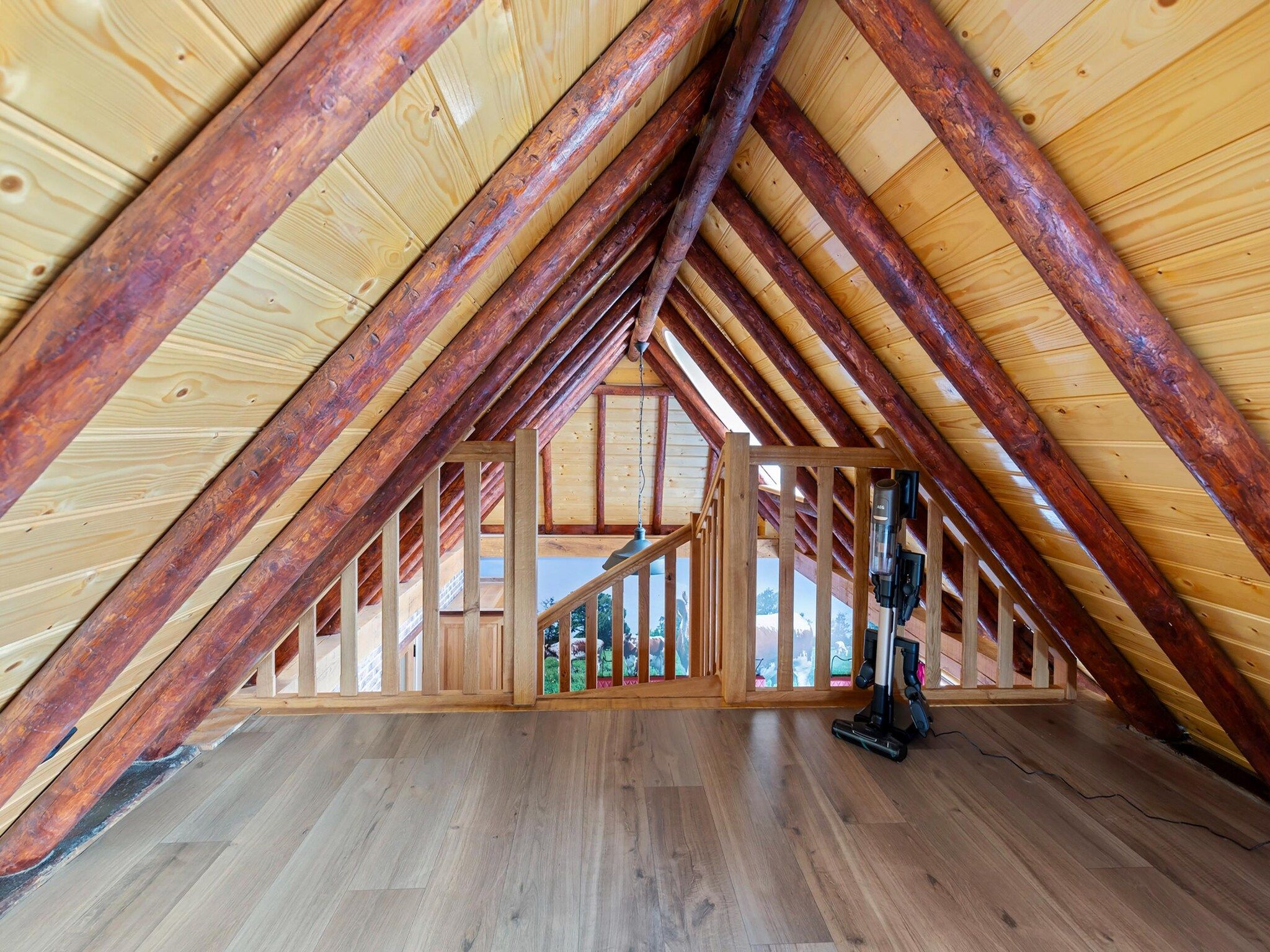 Een slaapkamer van Oane's Huske en it Simmerhuske in Jistrum / Skûlenboarch