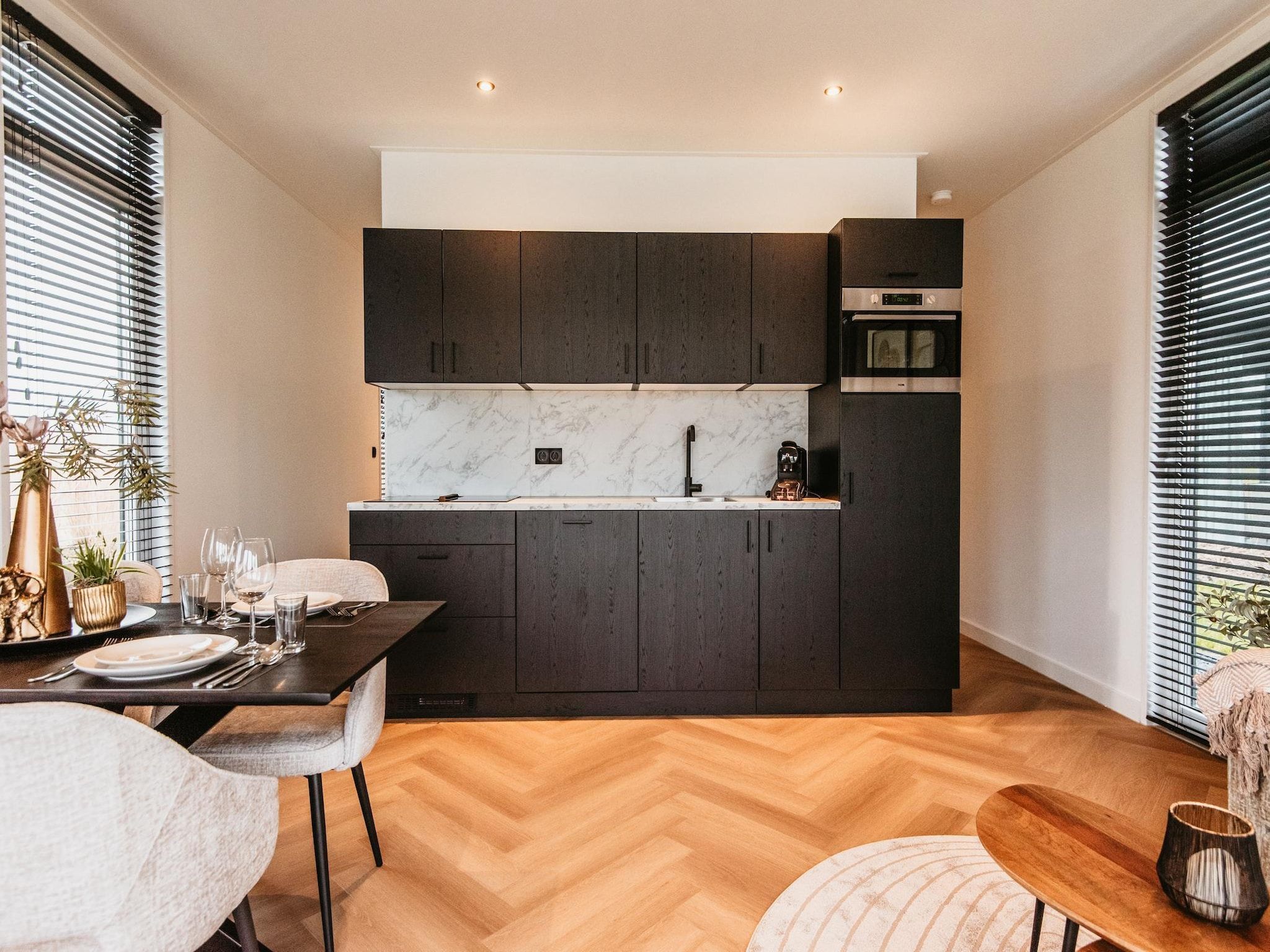 De keuken van Chalet aan het Water - Betuwse Hofjes - 4P in Kesteren