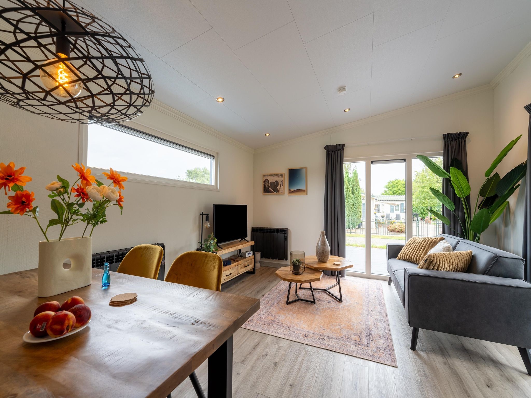 De woonkamer van Brabants Weelde 33 in Molenschot