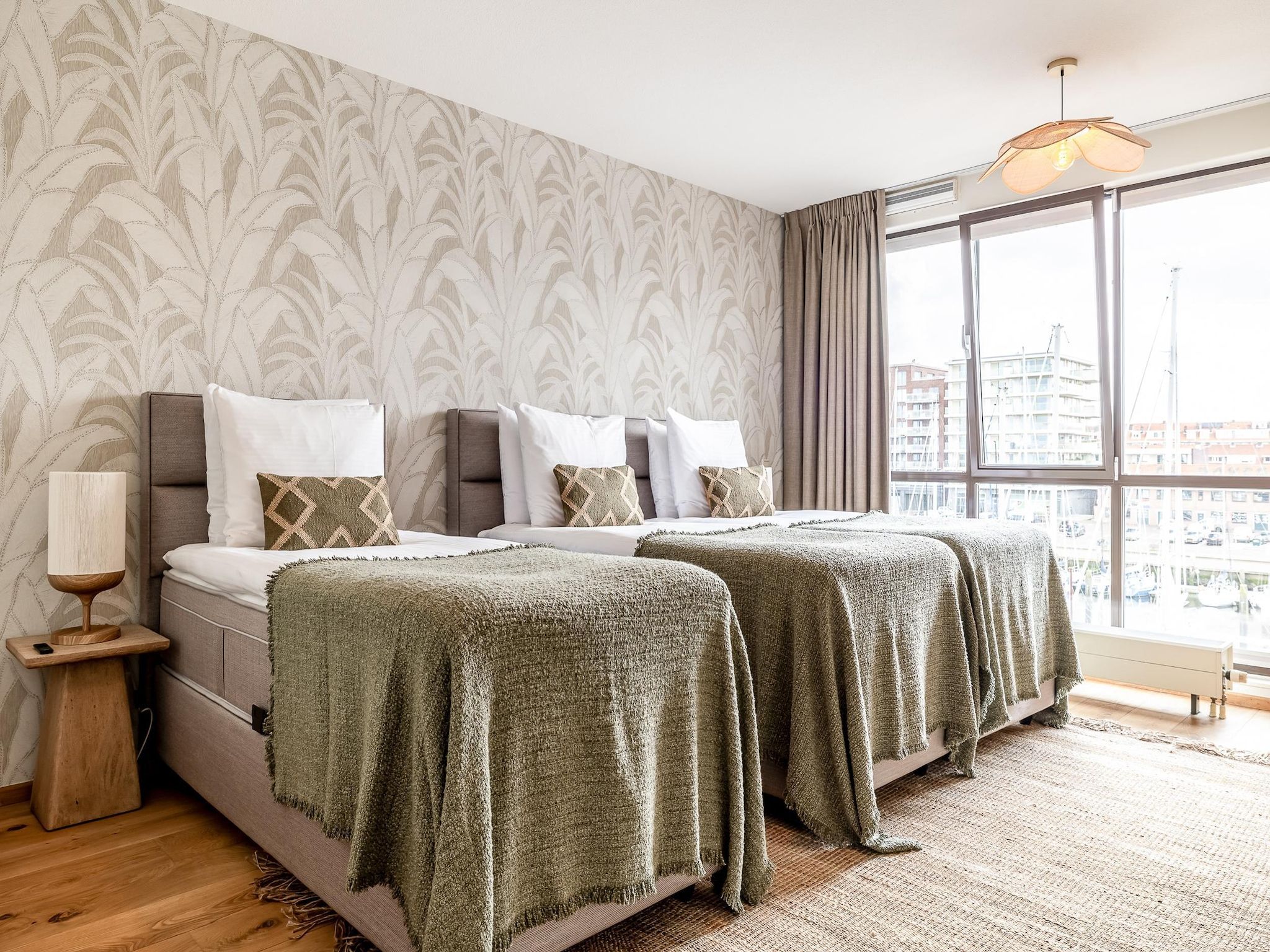 Een slaapkamer van Scheveningen Harbour 36C in Scheveningen