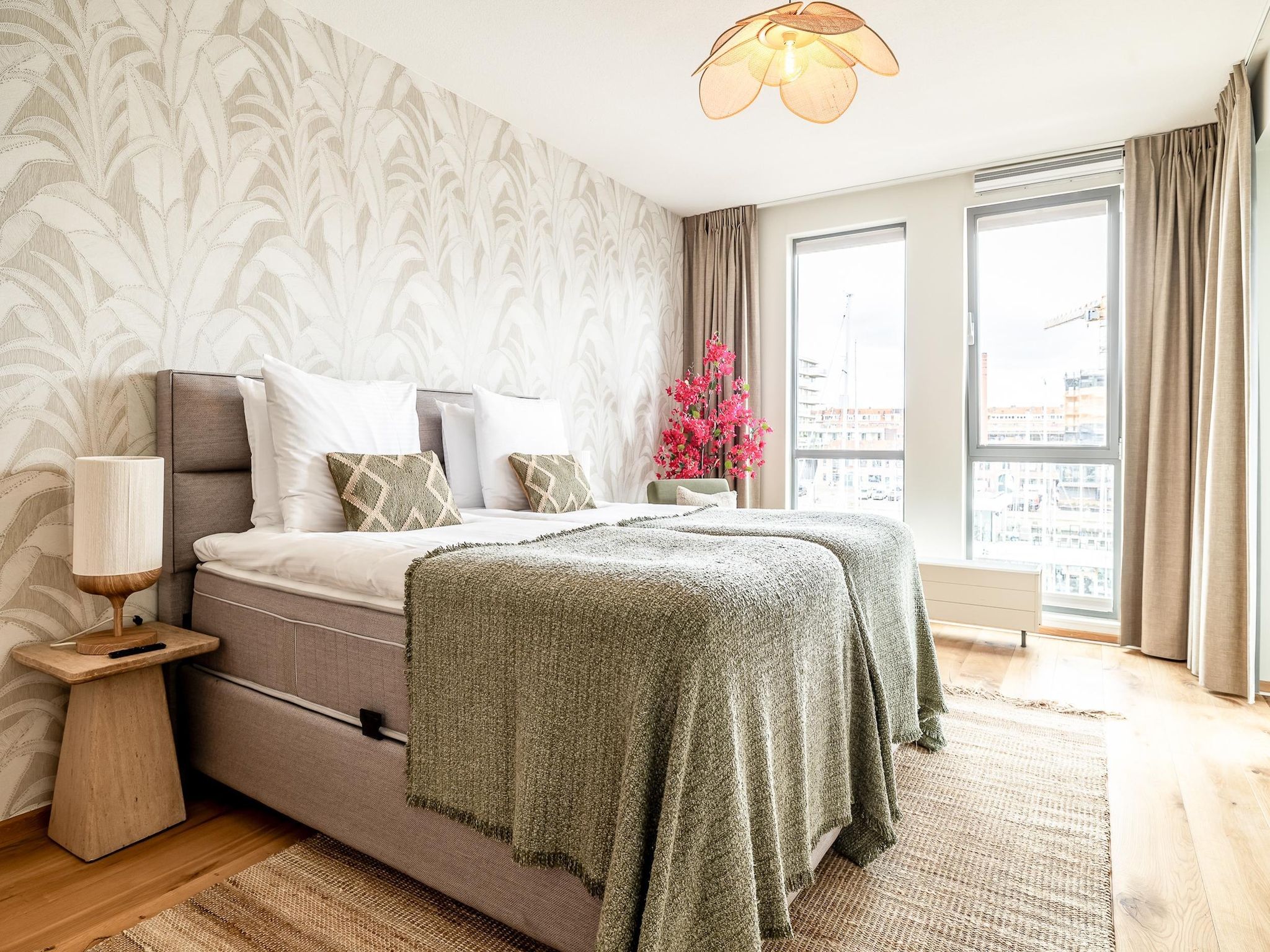 Een slaapkamer van Scheveningen Harbour 36C in Scheveningen