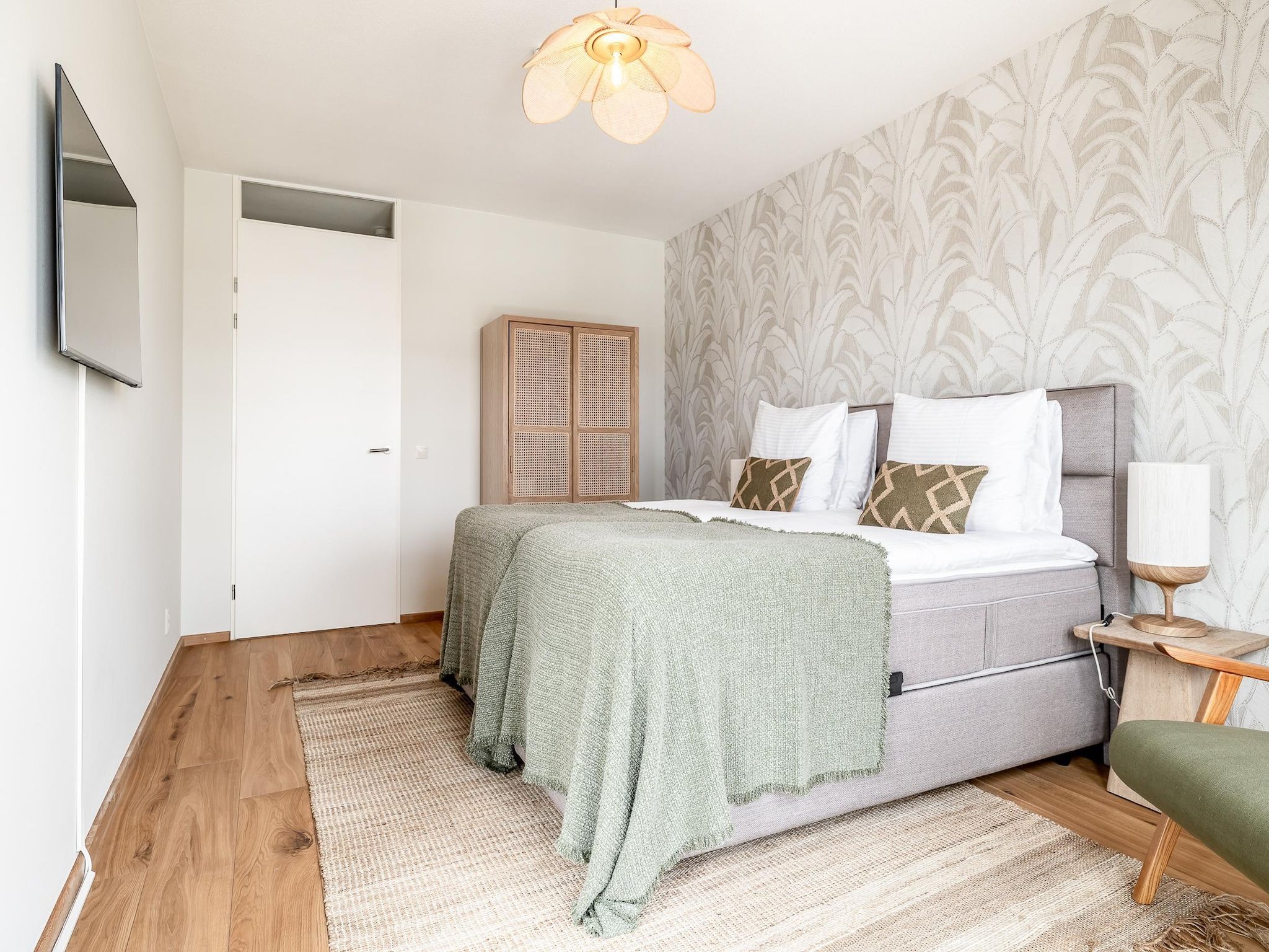 Een slaapkamer van Scheveningen Harbour 36C in Scheveningen