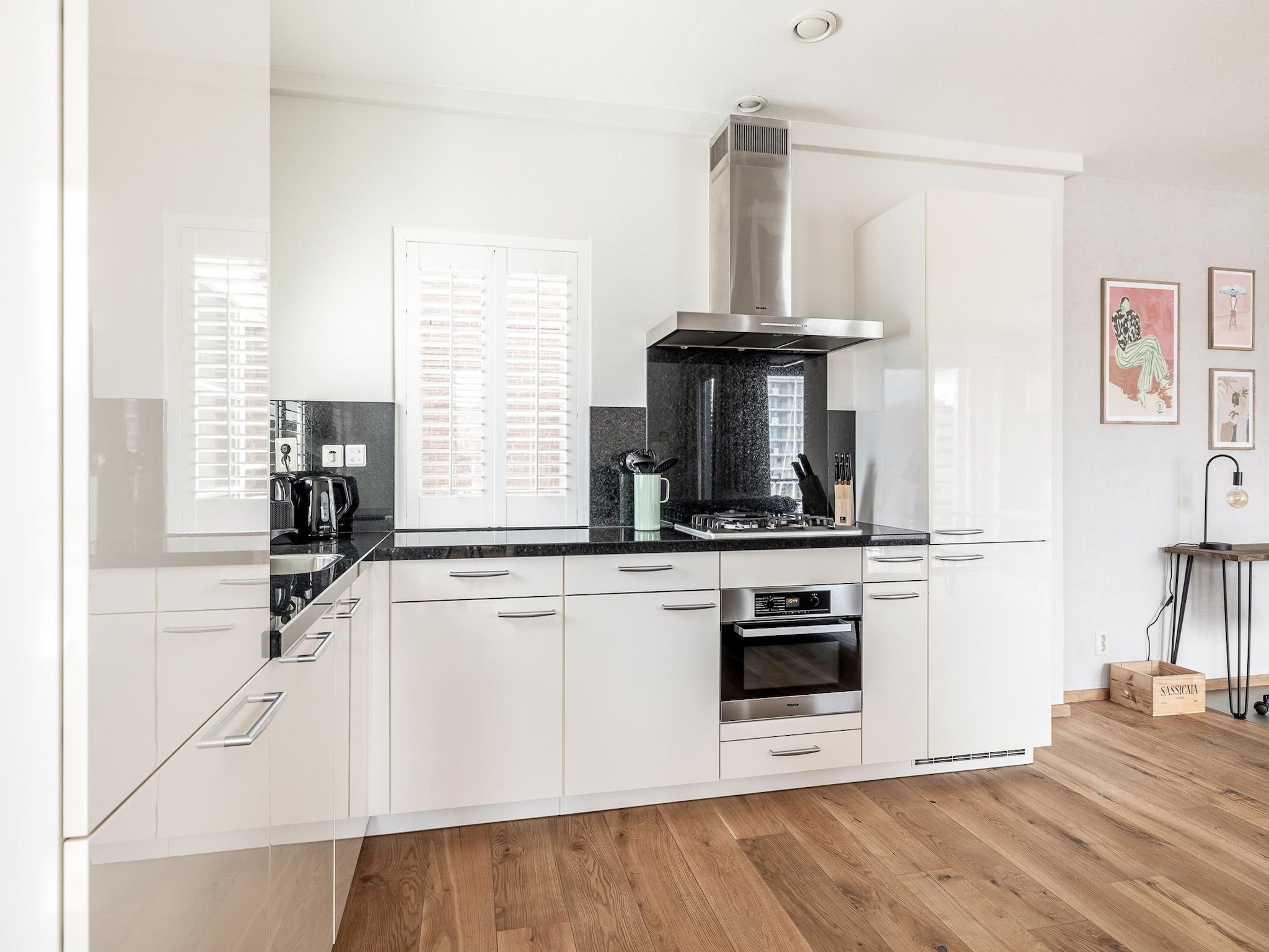 De keuken van Scheveningen Harbour 36C in Scheveningen