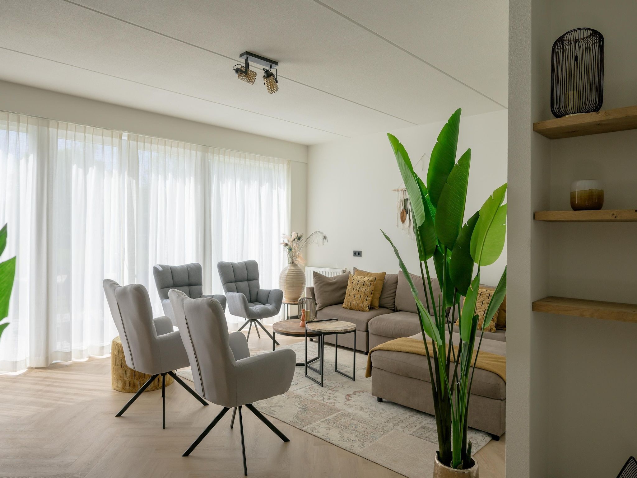 De keuken van 8 persoons villa in Sondel