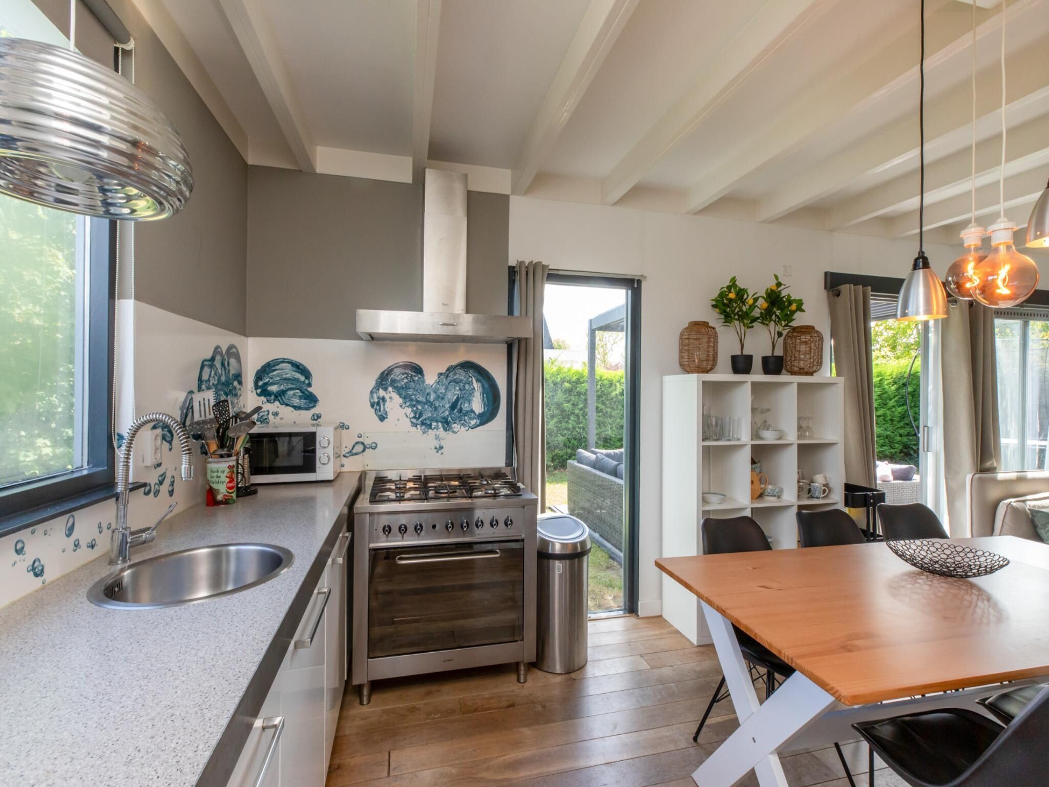 De keuken van Strandhuis Schoneveld in Breskens